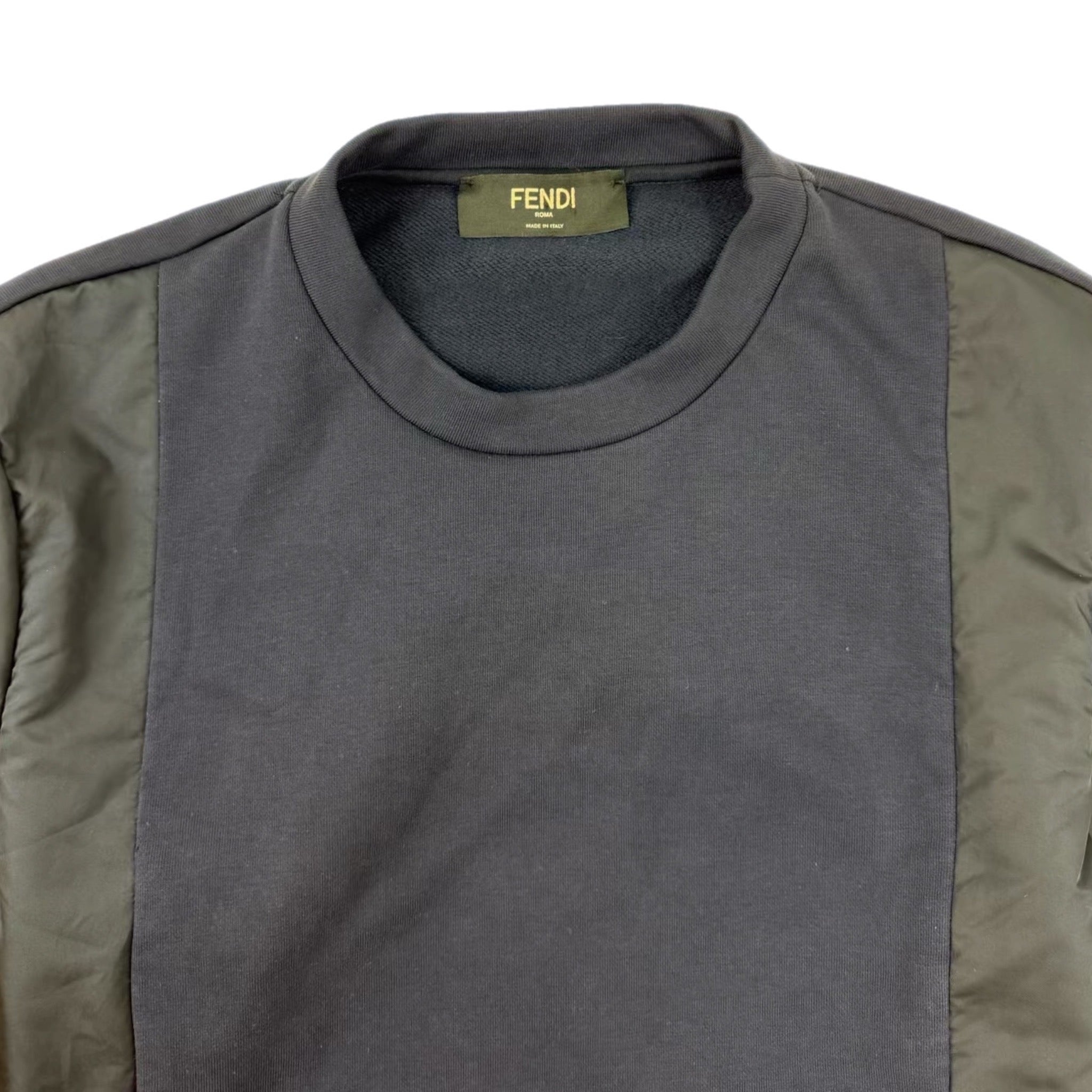 Fendi Split Crewneck Navy