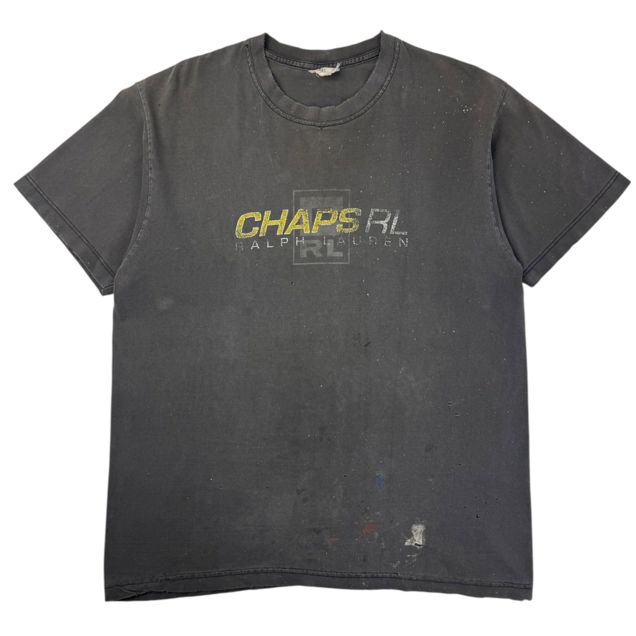 Vintage Chaps Ralph Lauren Distressed T-Shirt