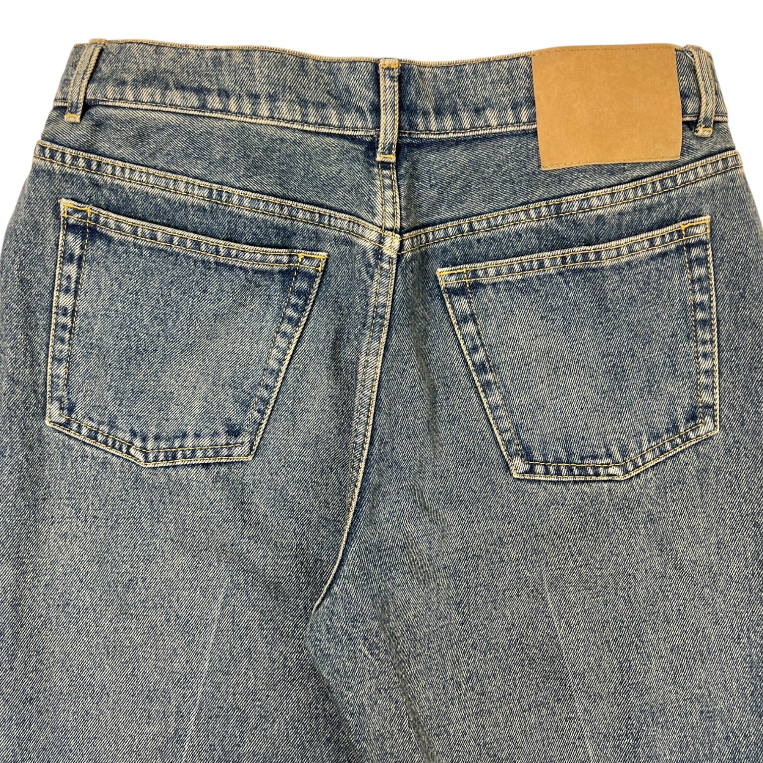 Balenciaga Pleated Denim Jeans
