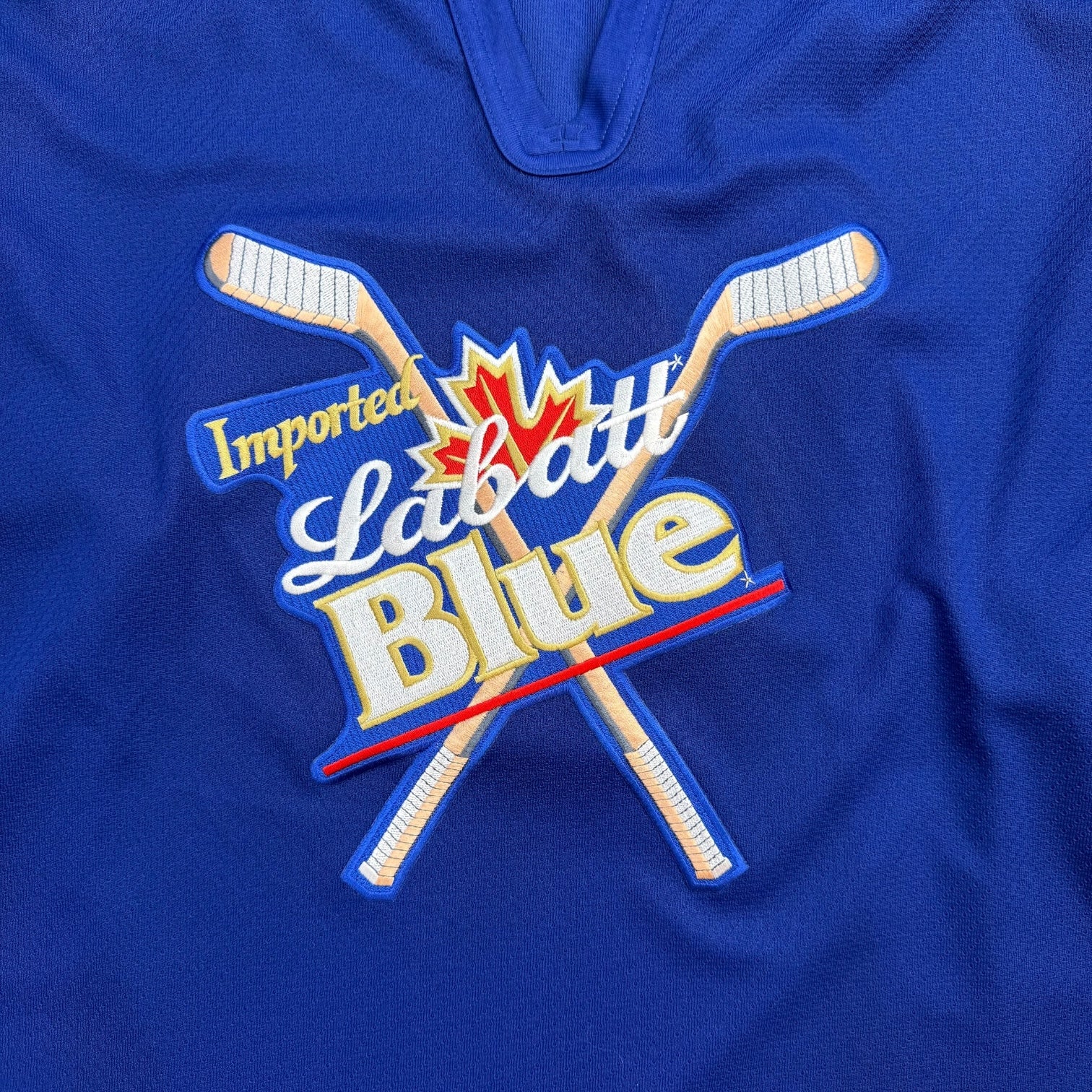 Vintage CCM Labatt Blue Hockey Jersey Blue