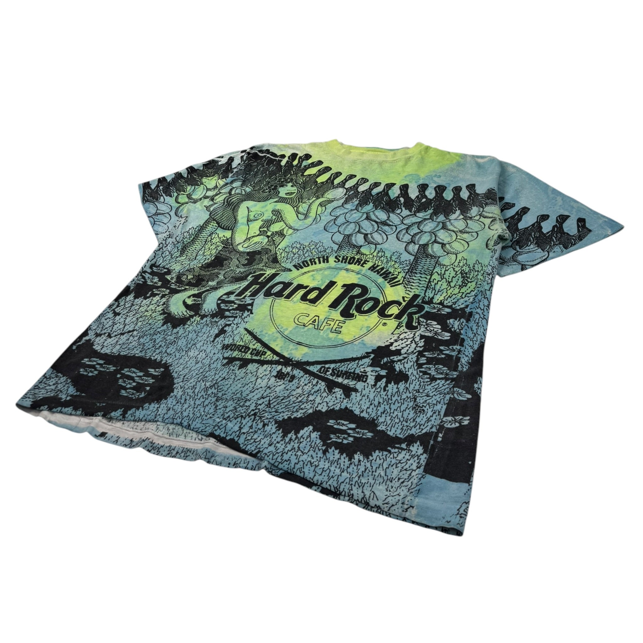 Vintage ‘North Shore, Hawaii’ Hard Rock Cafe AOP World Cup Surf T-Shirt