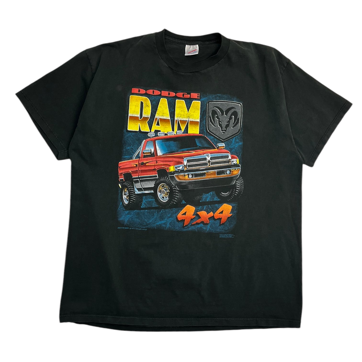 Vintage Dodge Ram 4x4 Tee Black