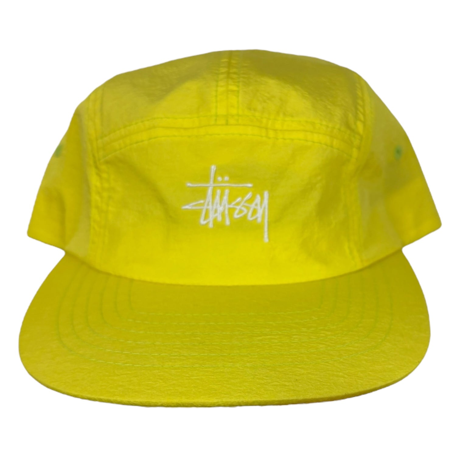 Stussy Ripstop Basic Stock Camp StrapBack Hat Yellow
