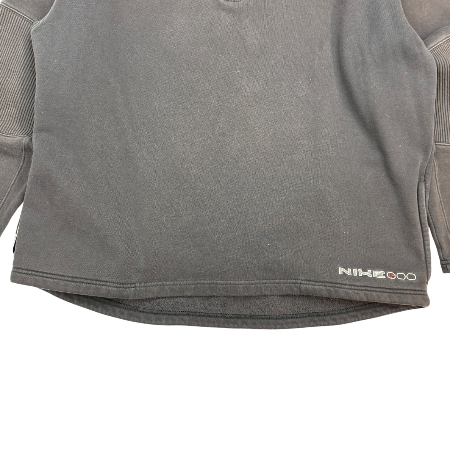 Vintage Nike Fleece Quarter Zip Sweater Black