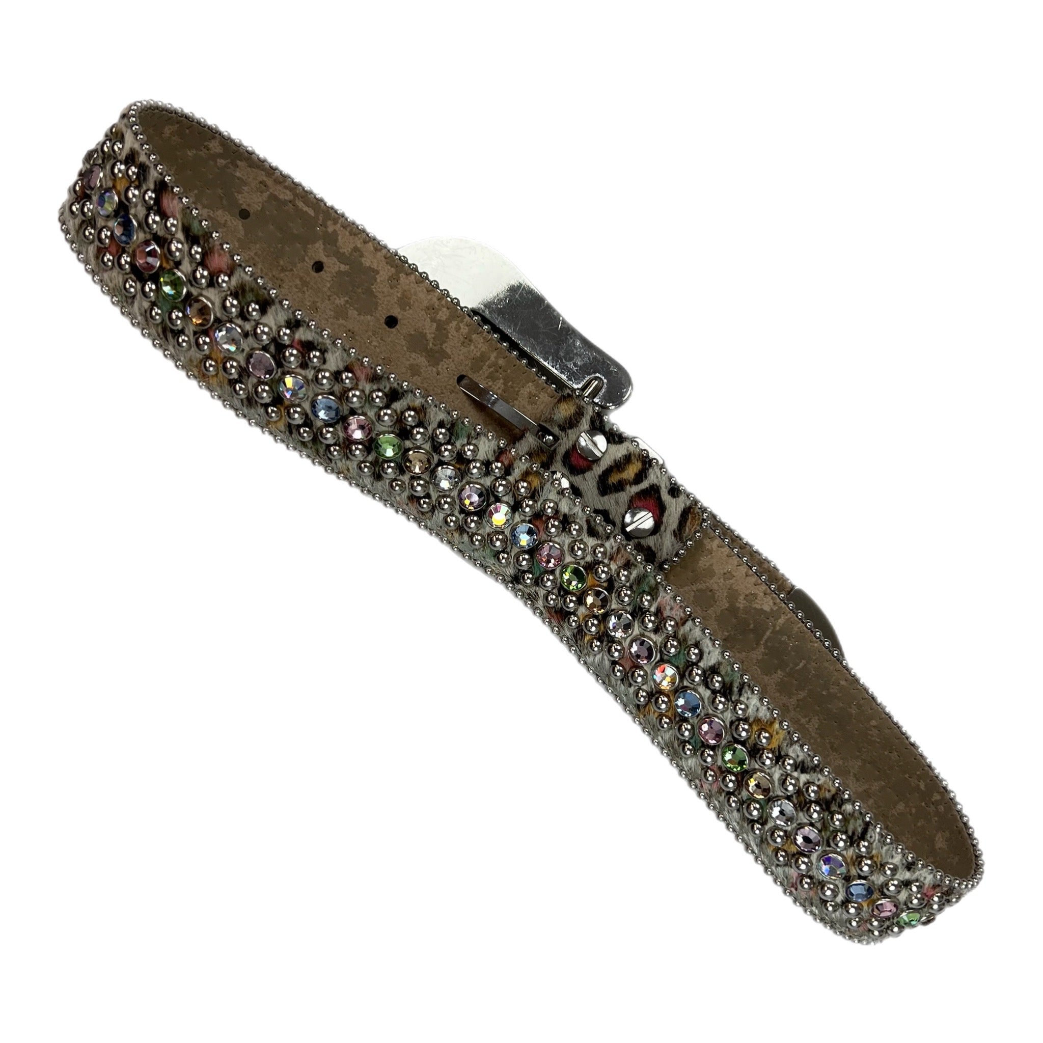 B.B Simon Rhine Stone Studded Belt