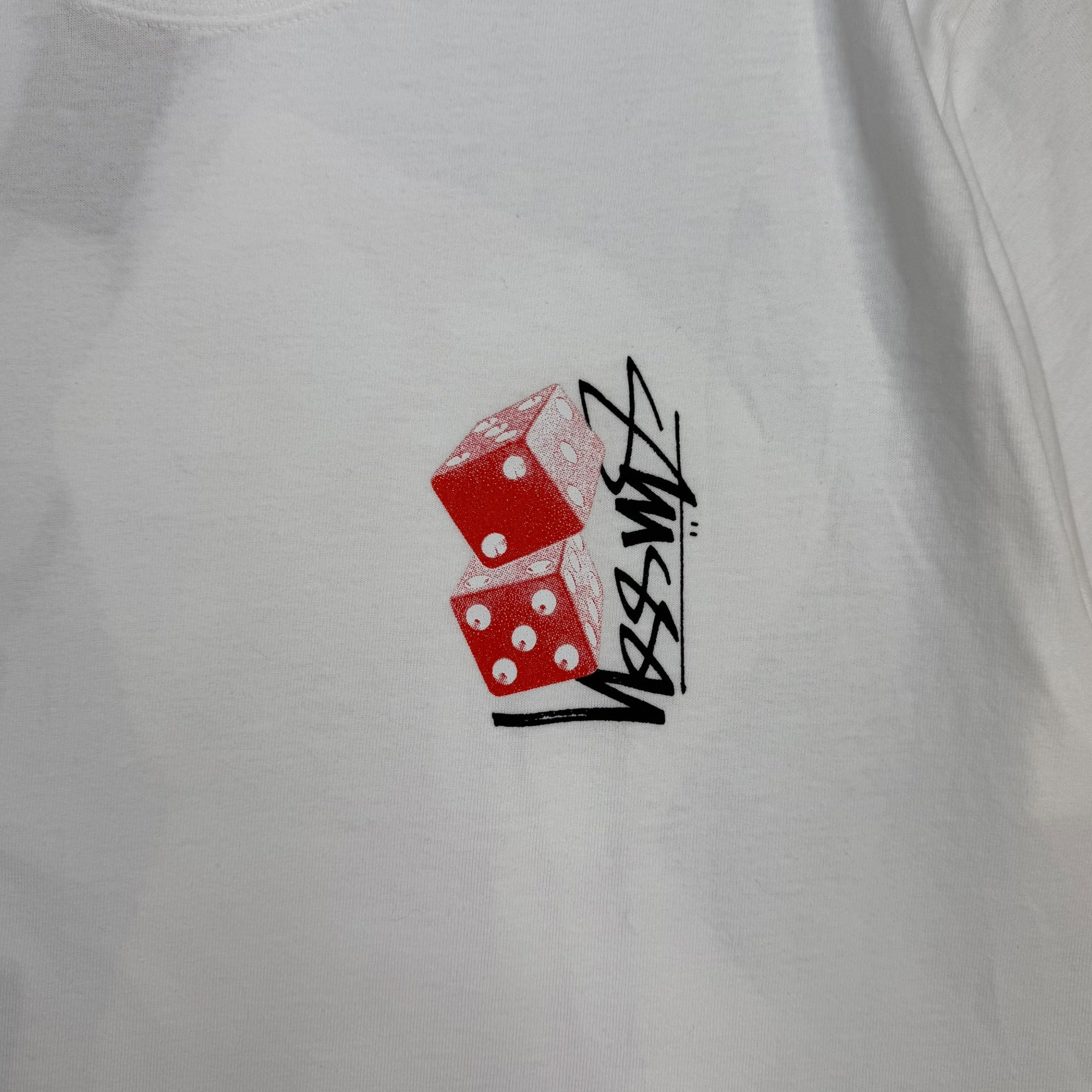 Stussy Tall Dice Tee White