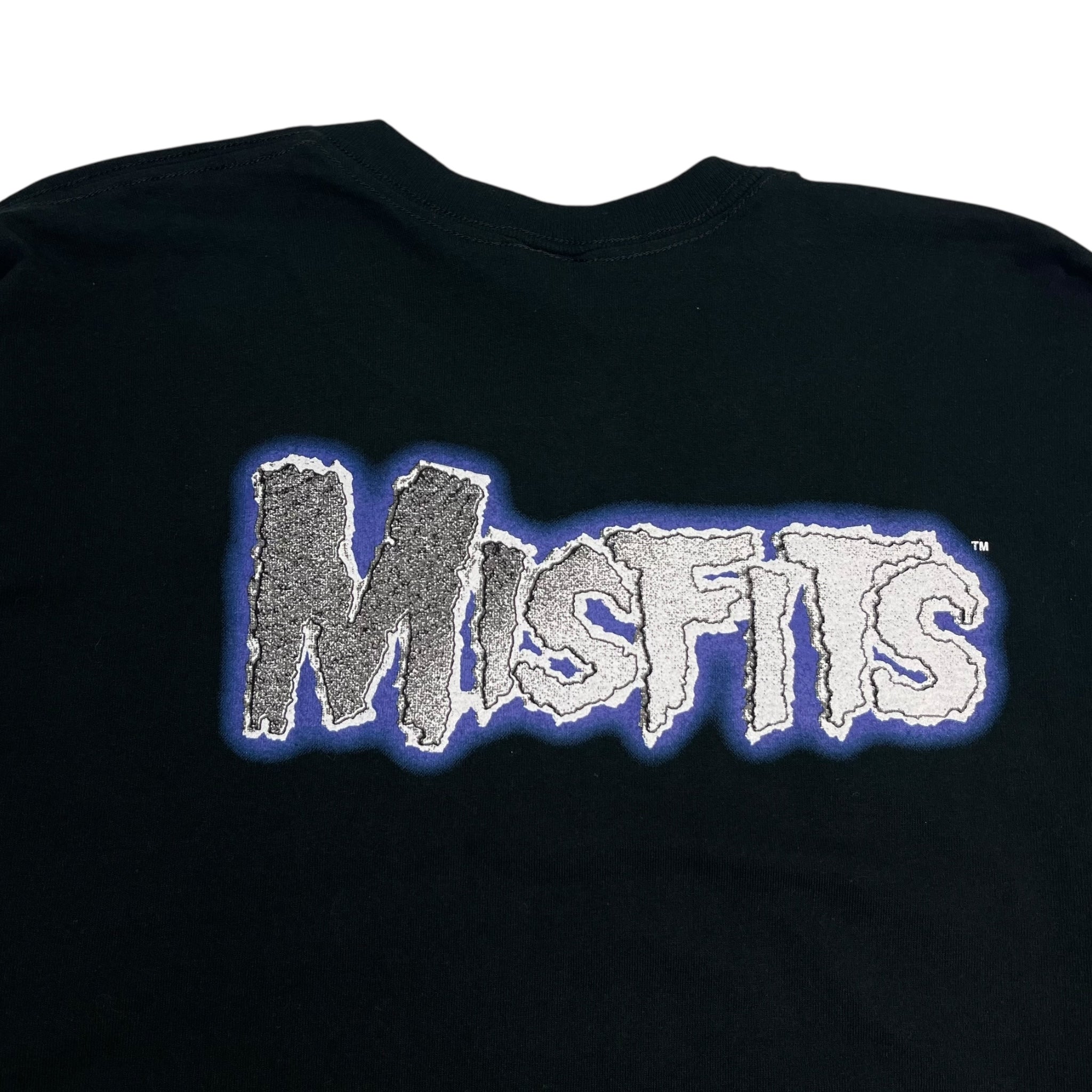 2001 Misfits Chrome Logo Longsleeve T-shirt Black