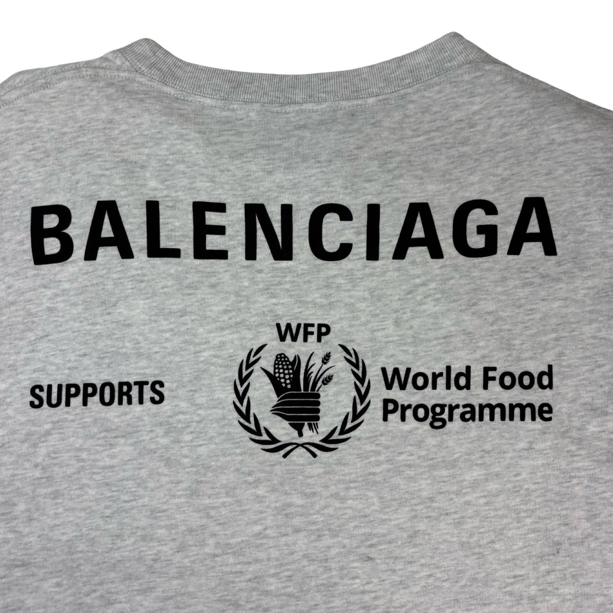 Balenciaga World Food Programme T-Shirt Grey
