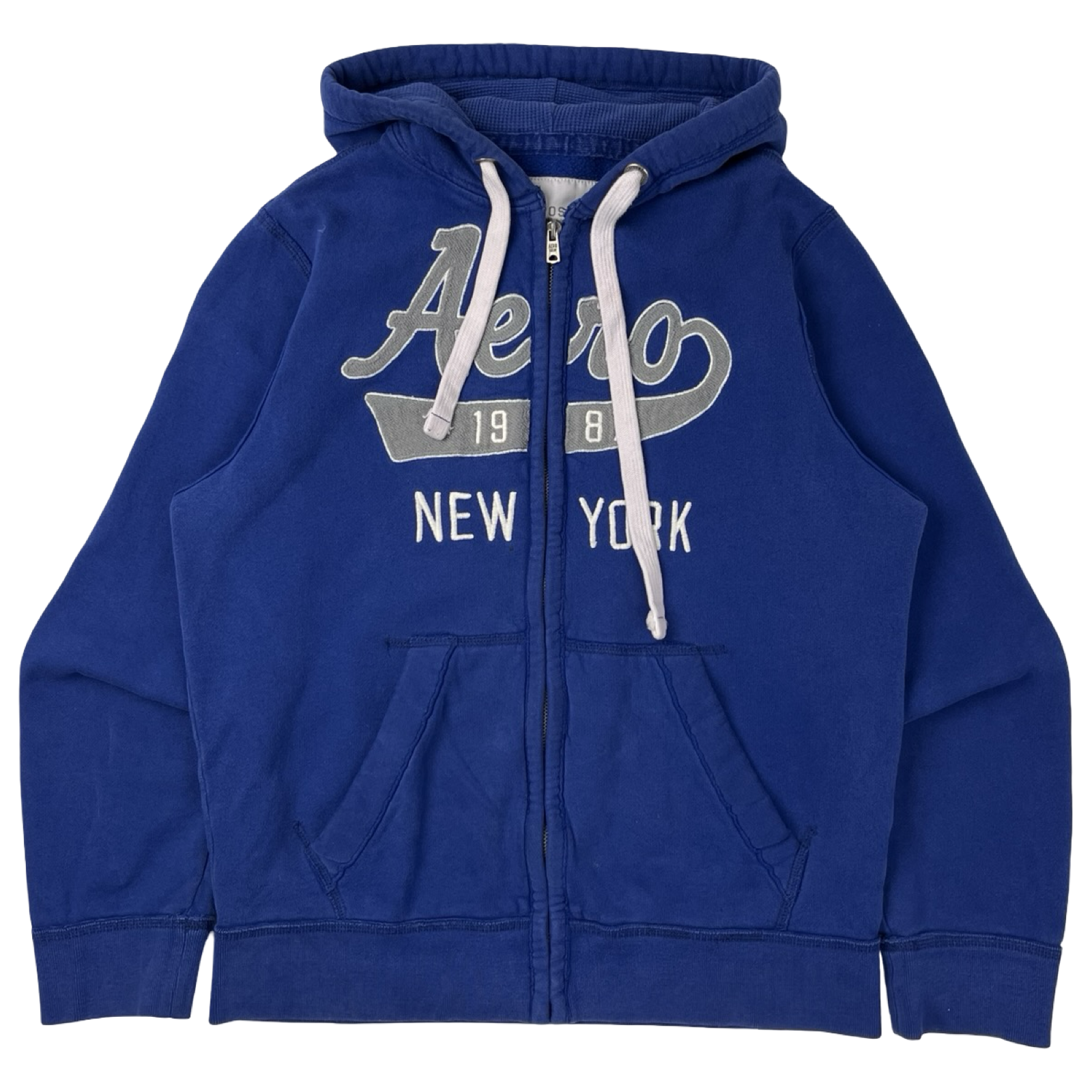 Vintage Y2K Aero New York Zip-Up Hoodie