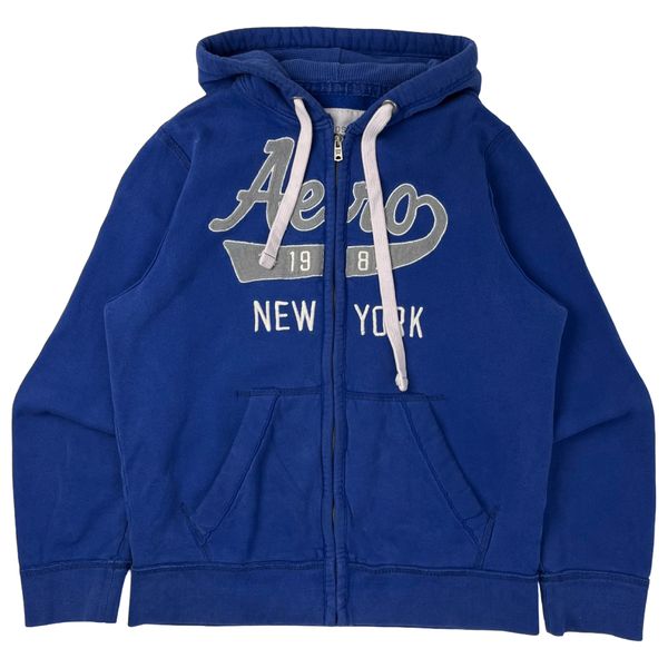 Vintage Y2K Aero New York Zip-Up Hoodie