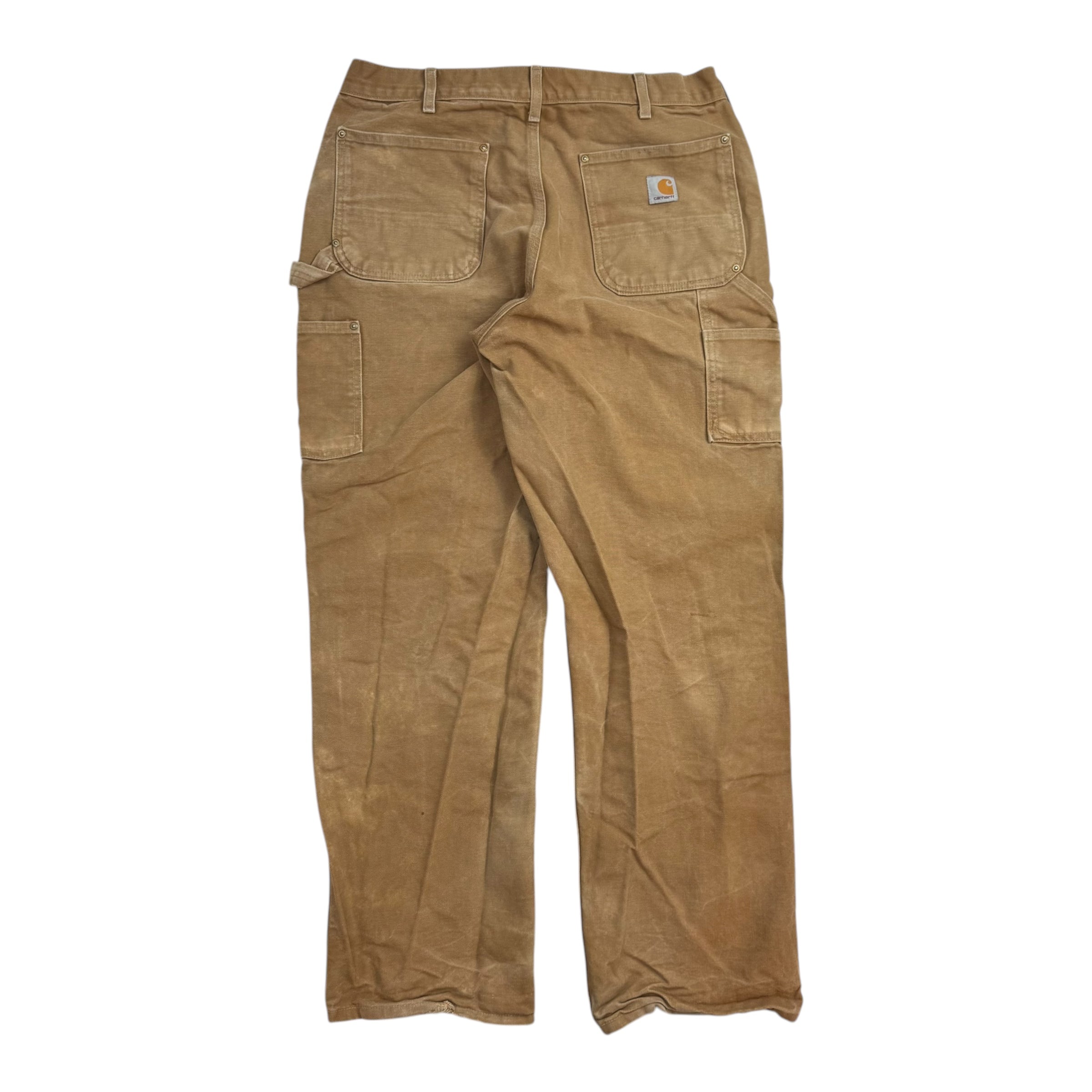 Vintage Carhartt Double Knees Pants Light Tan