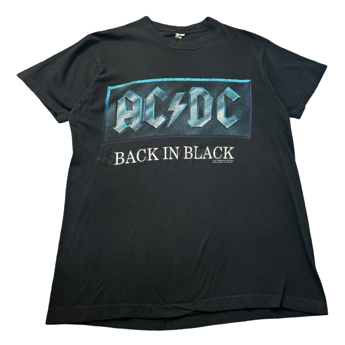 Vintage 1991 AC/DC “Back In Black” World Tour T-Shirt Black
