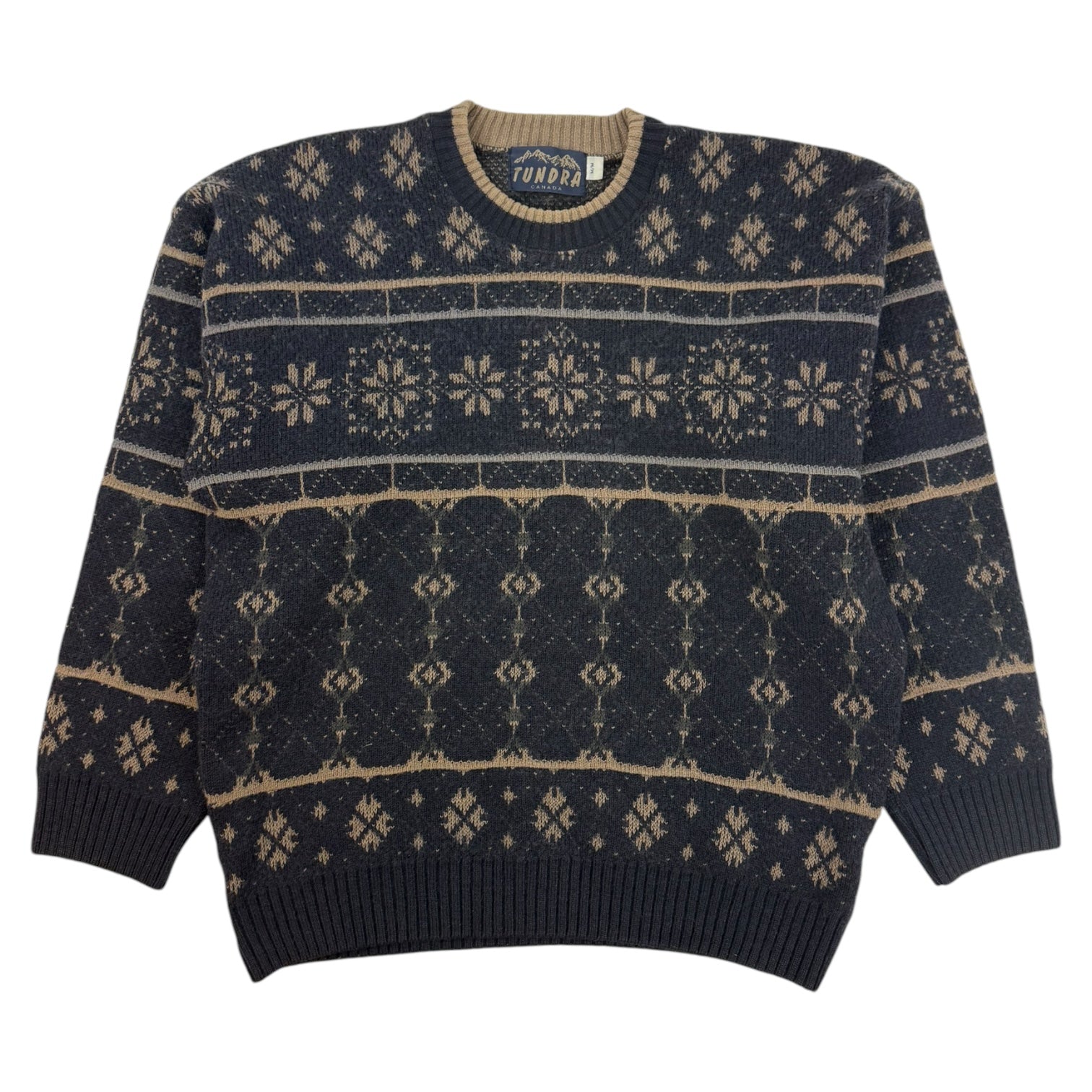 Vintage Tundra Printed Knit Sweater