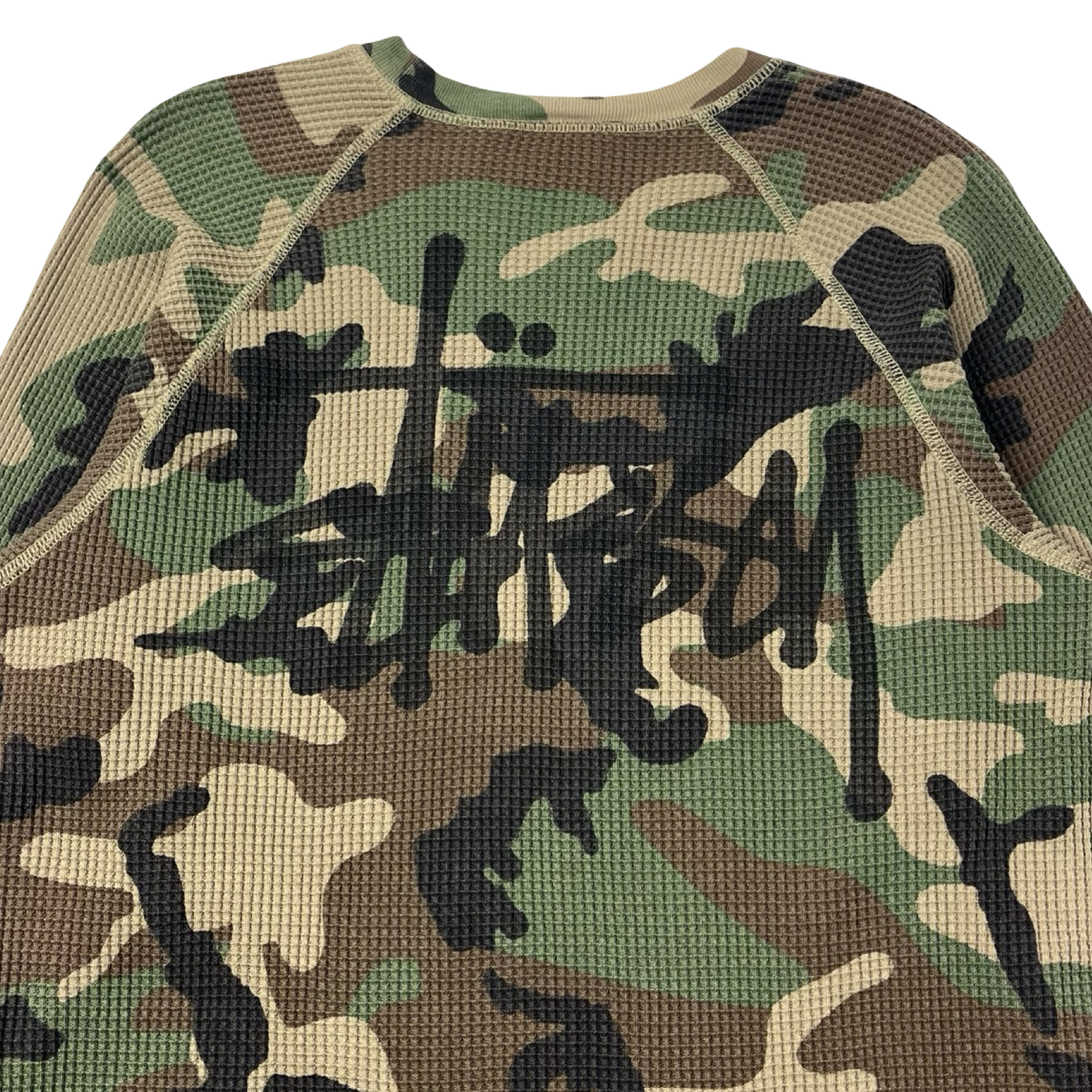 Stussy Basic Thermal Woodland Camo