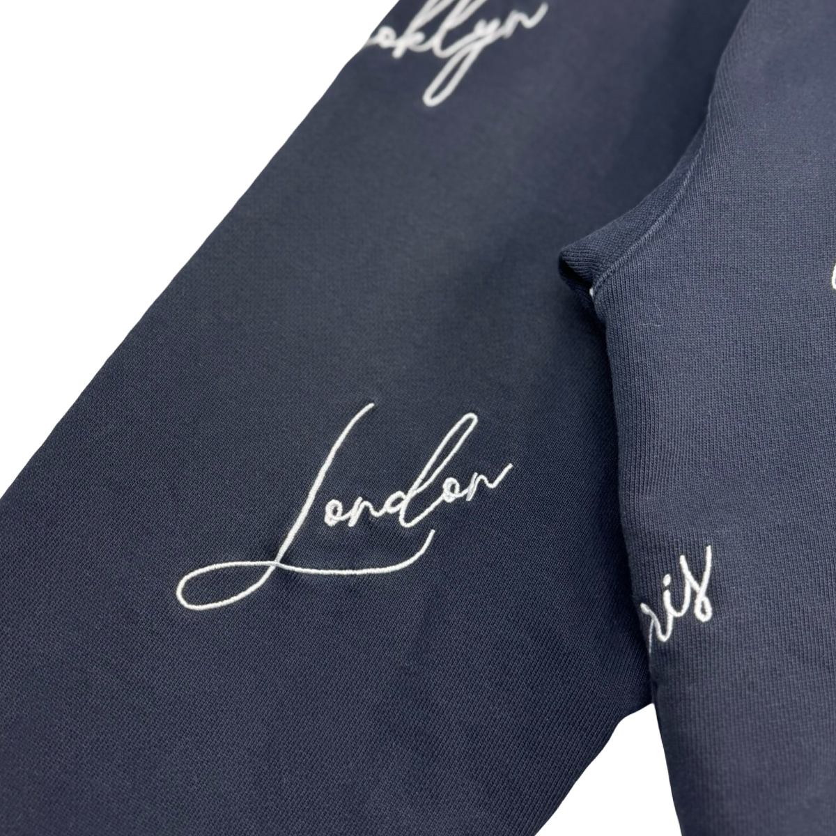 Kith City Script Hoodie Dark Navy