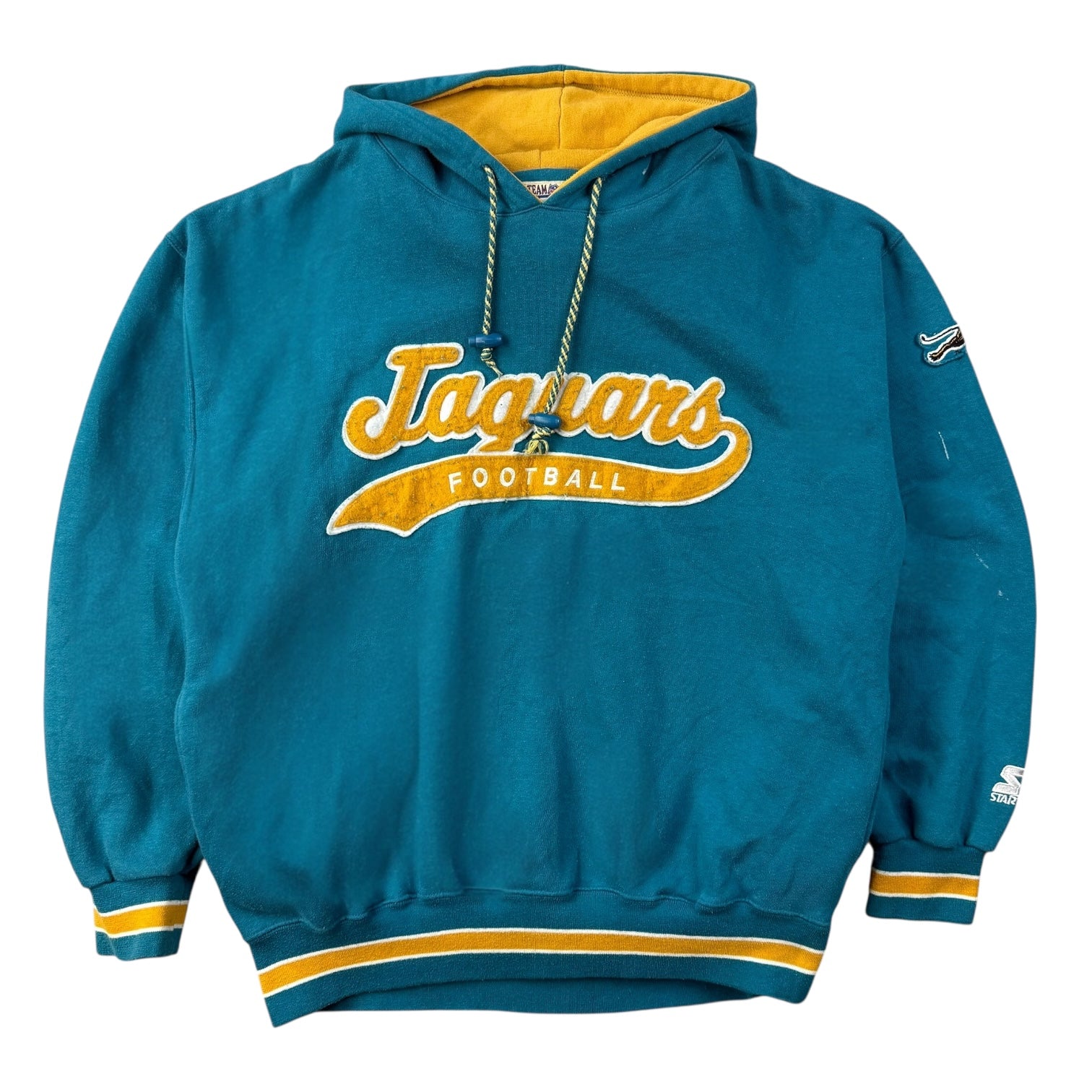 Vintage Starter Jacksonville Jaguars Hoodie Blue/Yellow