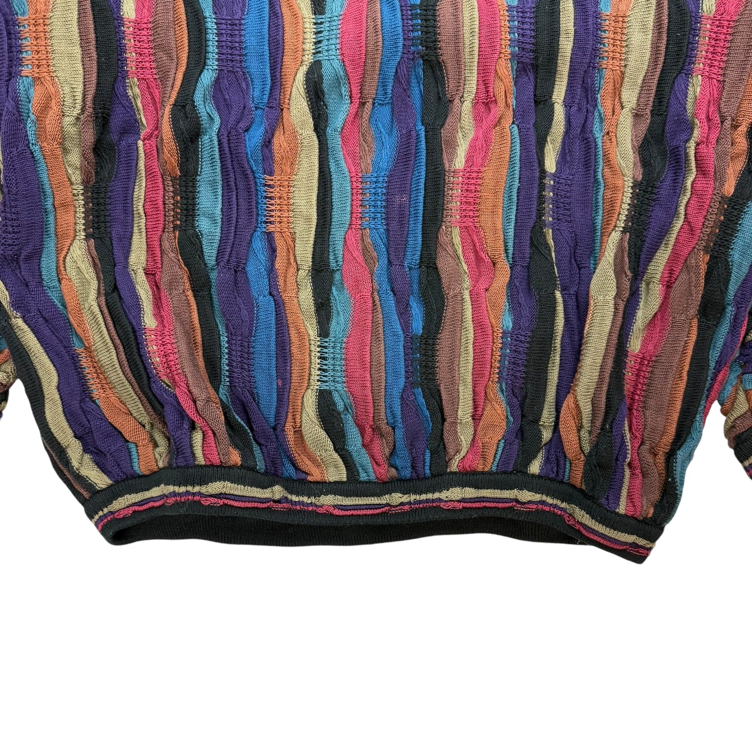 Vintage Tundra Cable Knit Sweater Multicolour