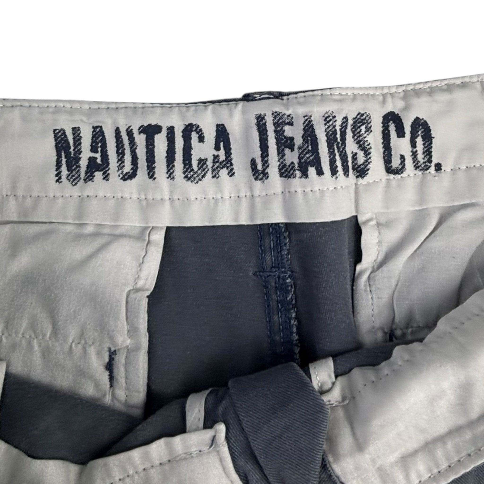 Vintage Nautica Jeans Cargo Shorts Dark Grey
