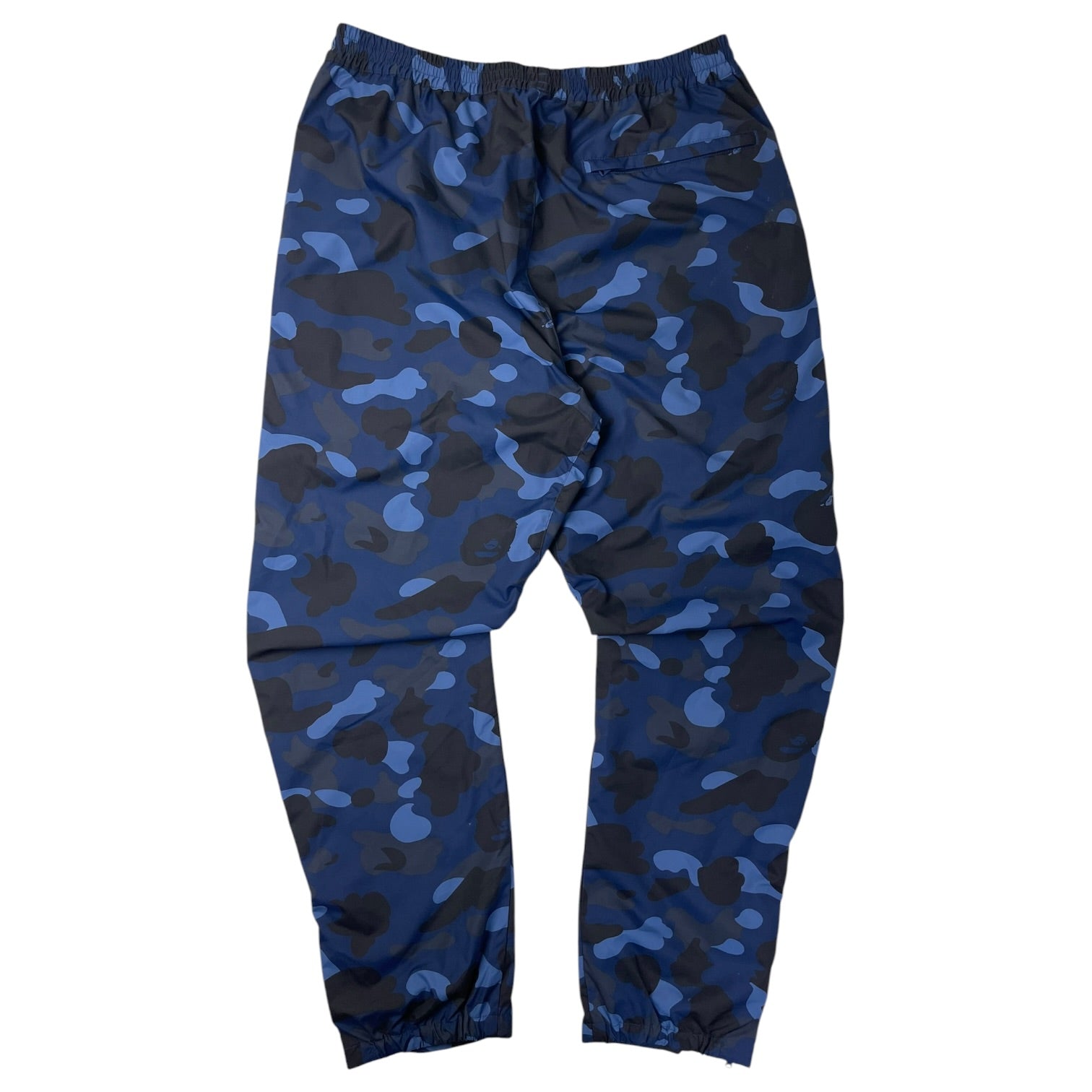 A Bathing Ape Color Camo Wide Fit Sweat Pants Navy