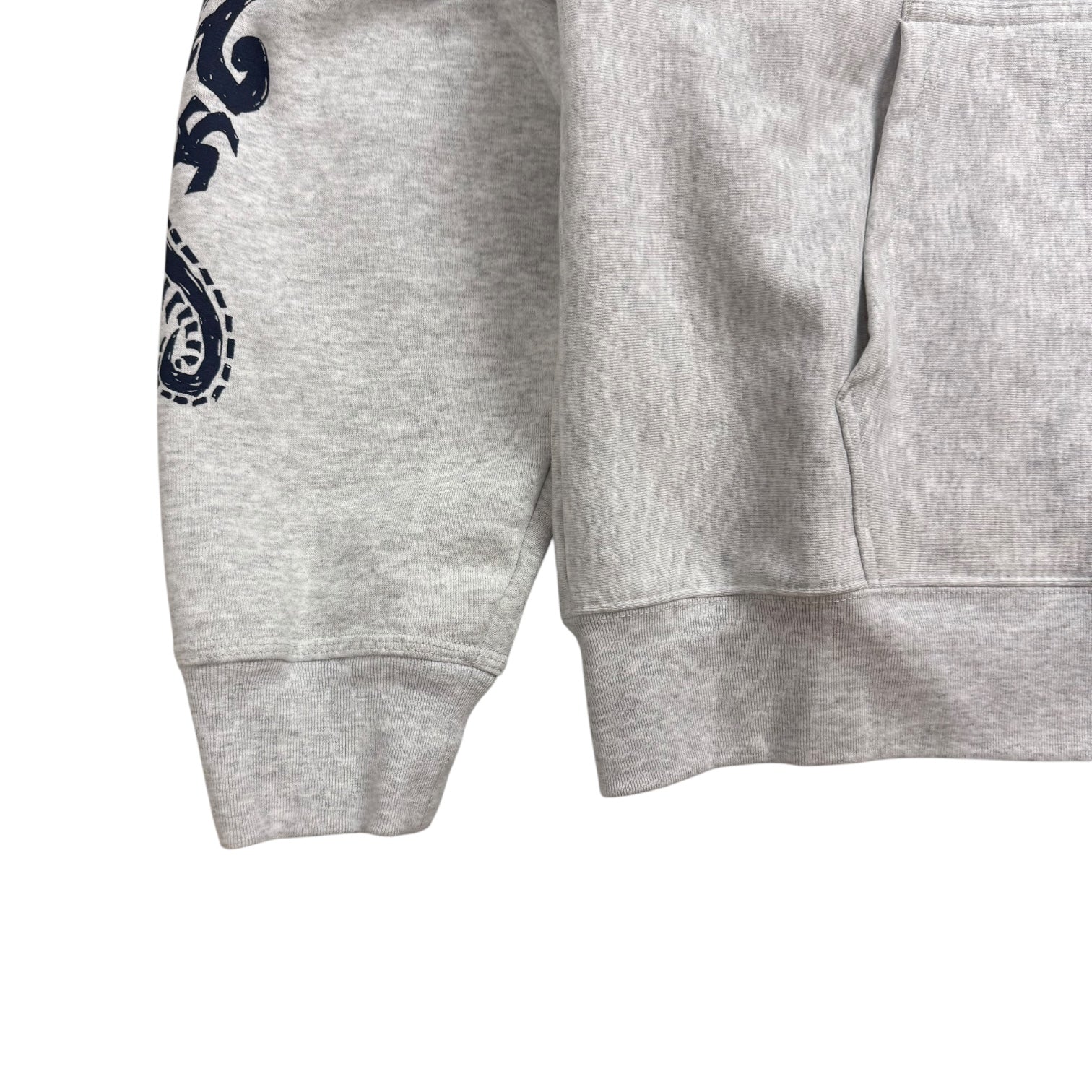 Stussy Dragons Zip Hoodie Ash Heather