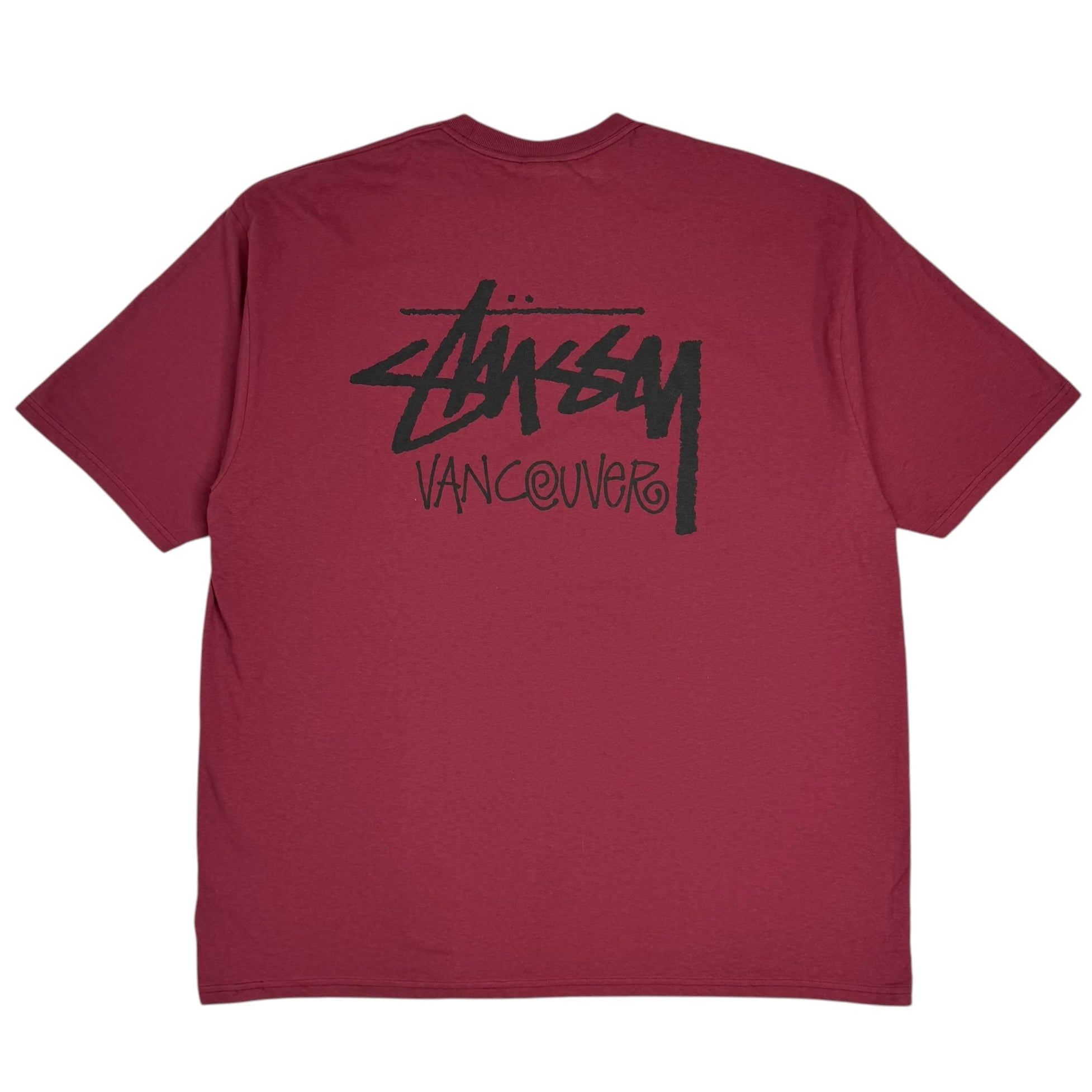 Stussy Vancouver Chapter Tee Maroon