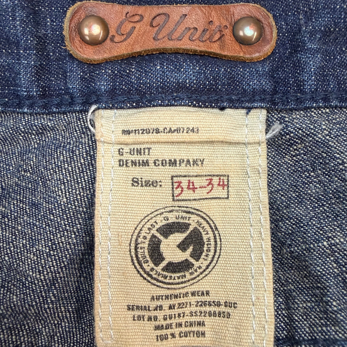 Vintage G-Unit Denim Co. Jeans Blue