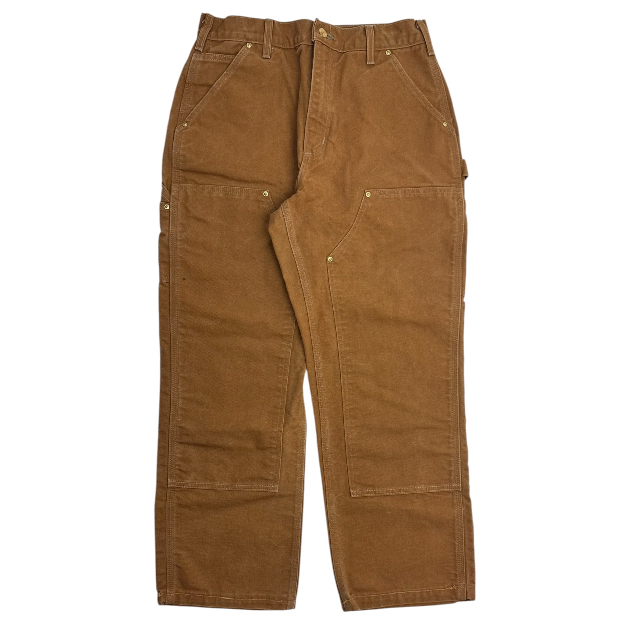Vintage Carhartt Double Knee Bottoms Dark Tan
