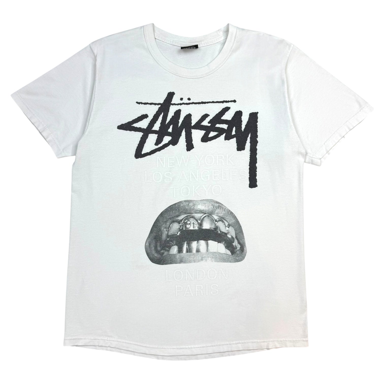 Stussy x Rick Owens World Tour Tee White