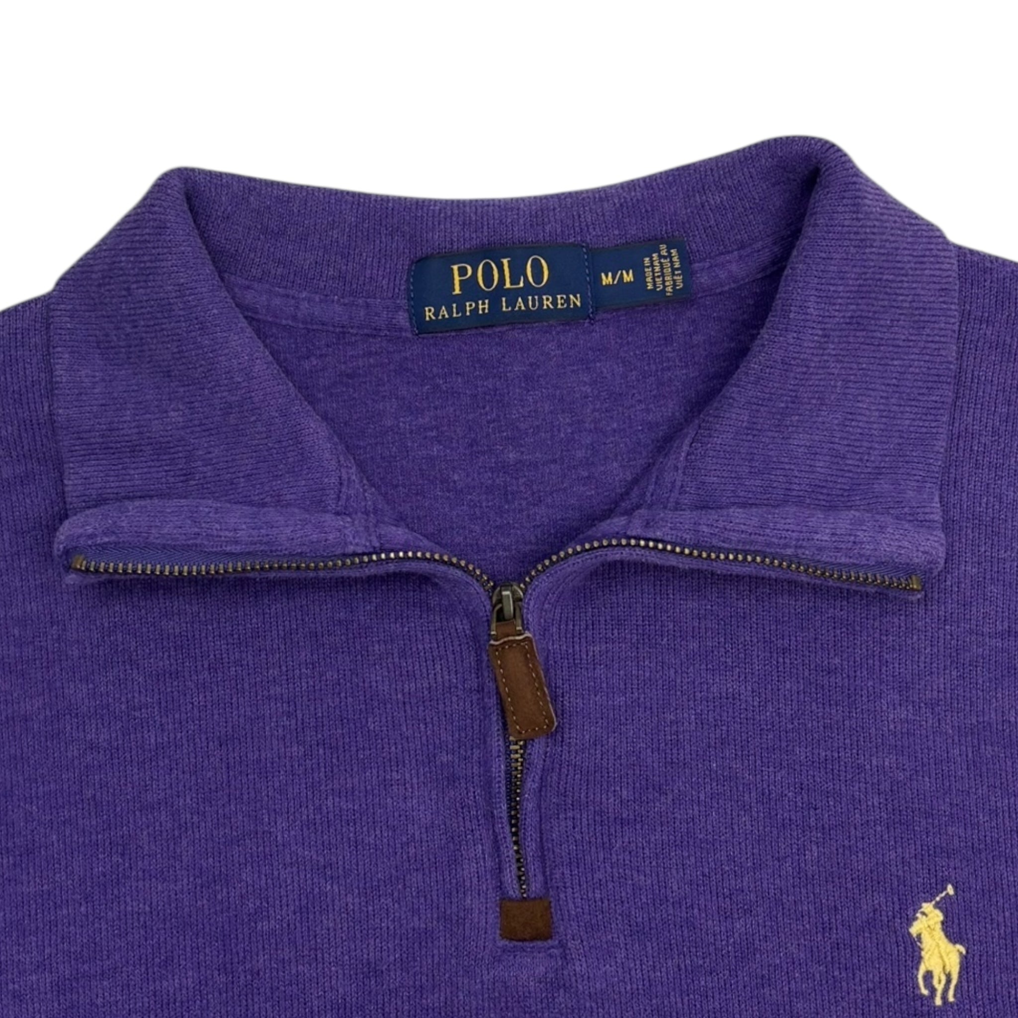 Polo Ralph Lauren Quarter Zip Sweater Purple
