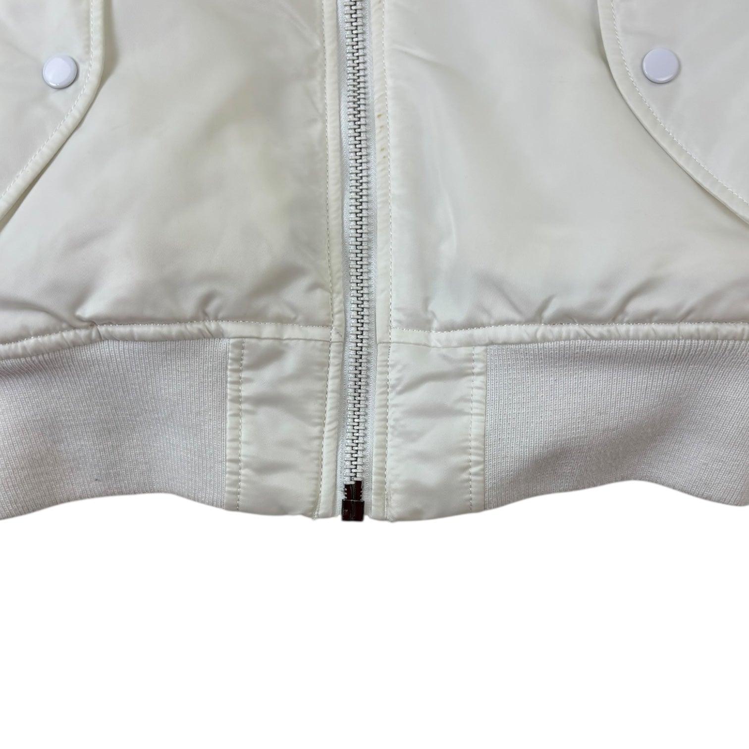 Alpha Industries Reversible Bomber Jacket White