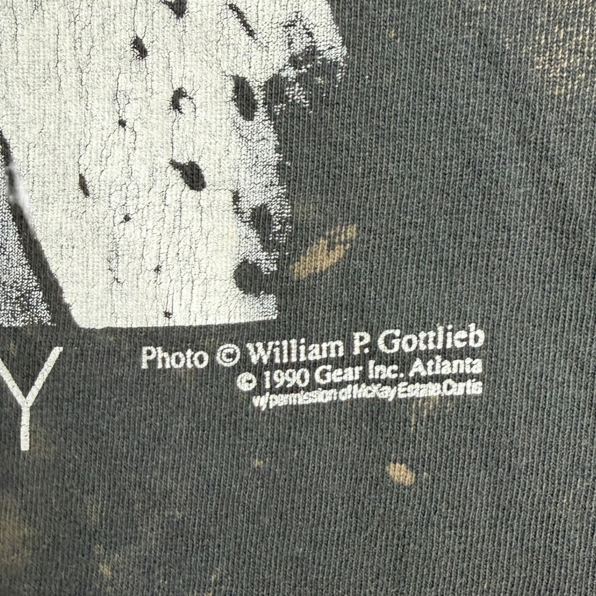 Vintage 1990 Billie Holiday T-Shirt Black