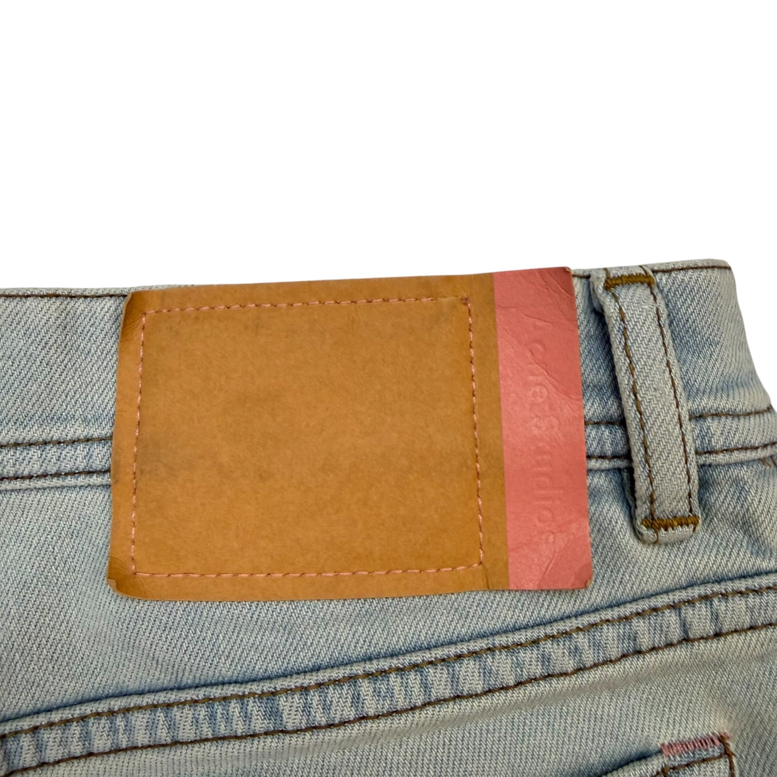 (W) Acne Studios Blå Konst Denim Pants Light Wash