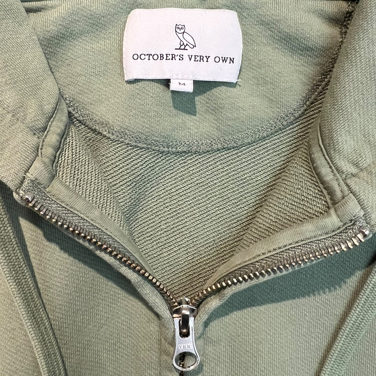 Octobers Very Own Zip Up Hoodie Olive