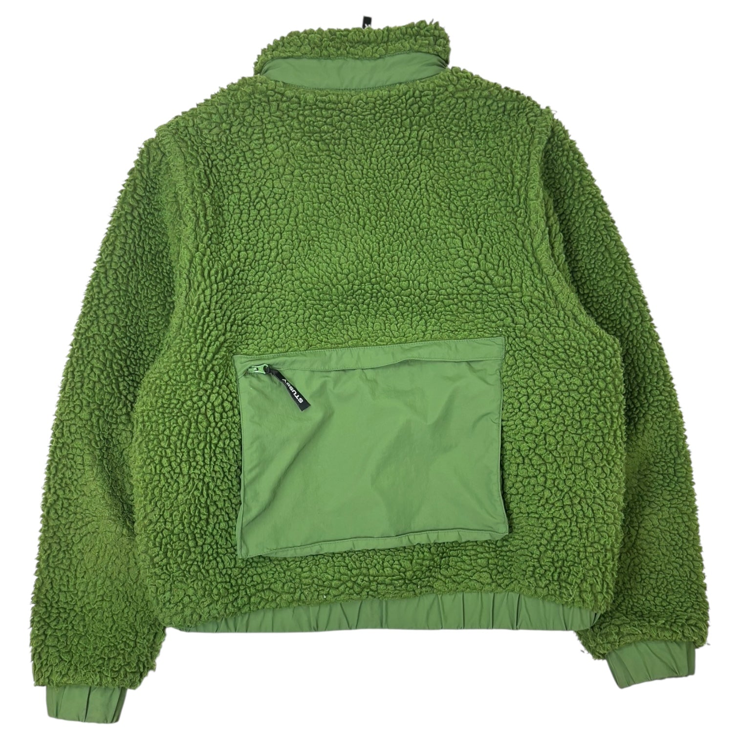 Stussy Convertible Sherpa Jacket Green