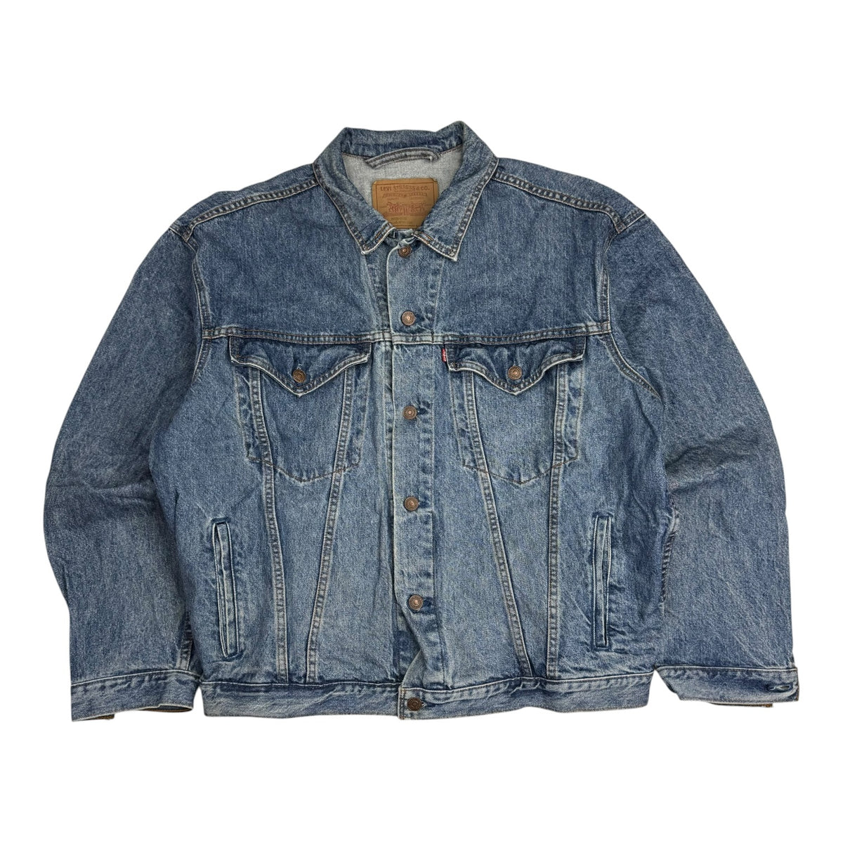 Vintage Levi’s Denim Button Up Jacket Dark Wash