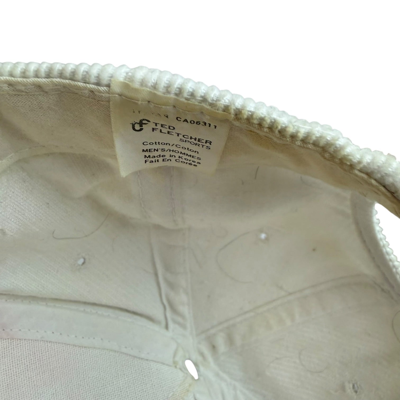 Vintage Washington Redskins Super Bowl XXII Champs Corduroy Hat White