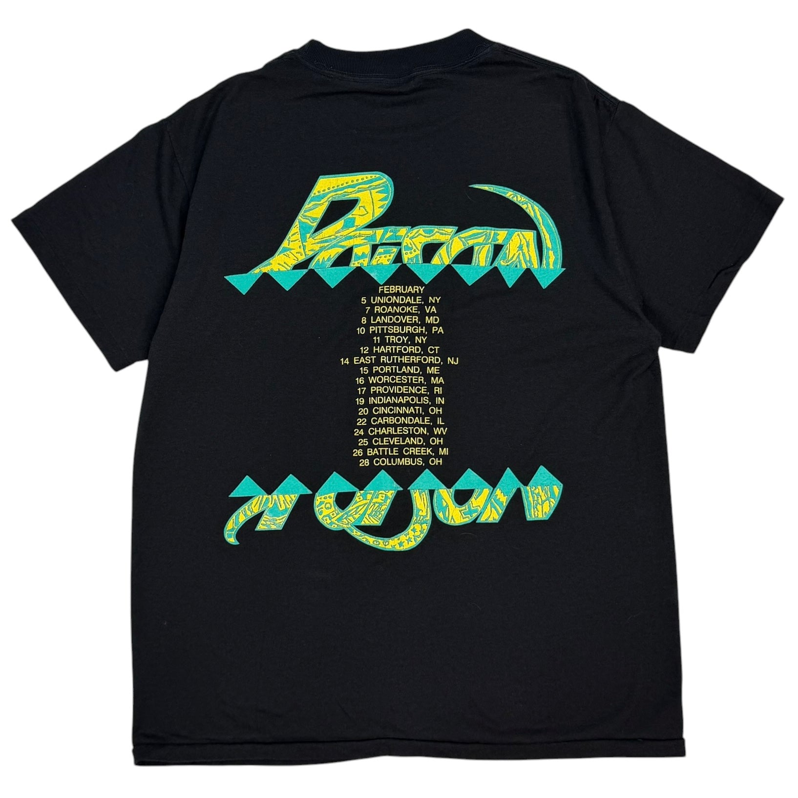 1988 Poison Live Blow Your F*ckin’ Mind Tour Tee Black/Neon
