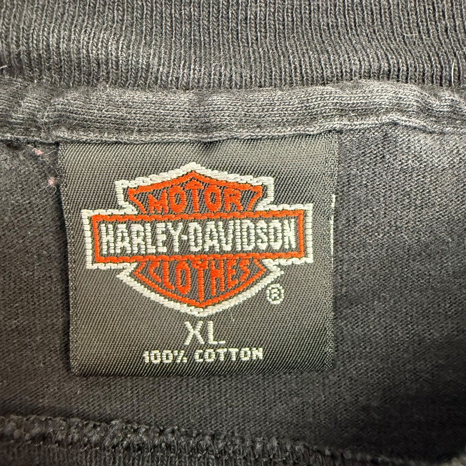1990 Harley Davidson Logo Tee Black