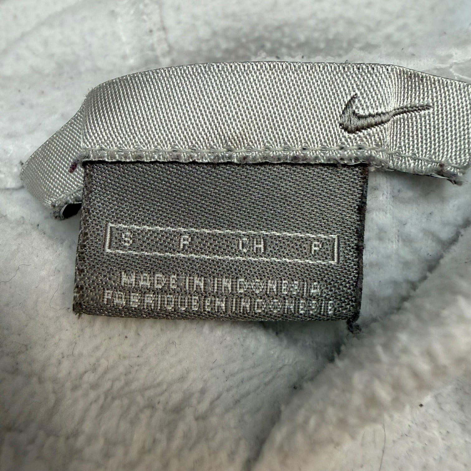 Vintage Nike Fleece Hoodie White