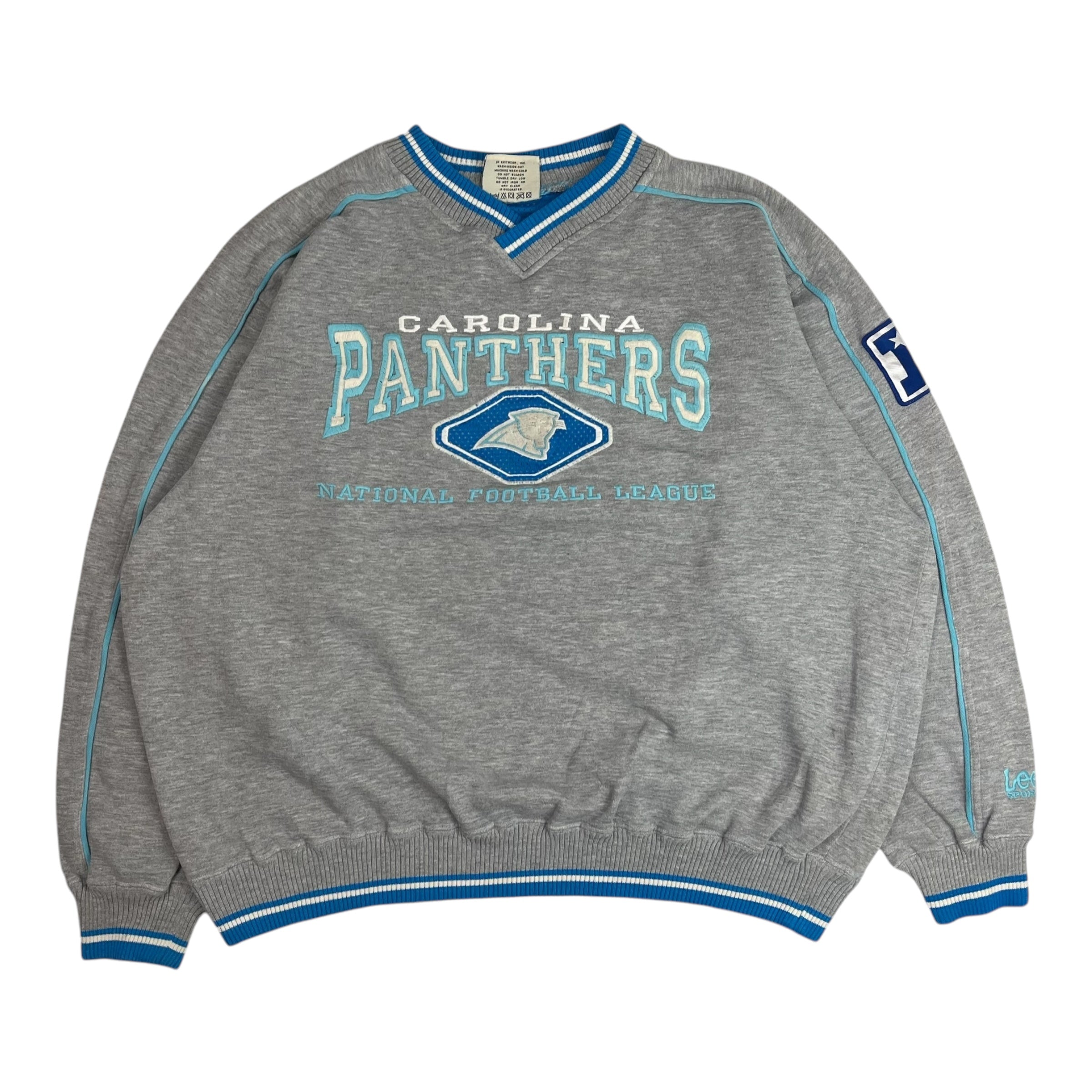 Vintage Carolina Panthers Crewneck Grey