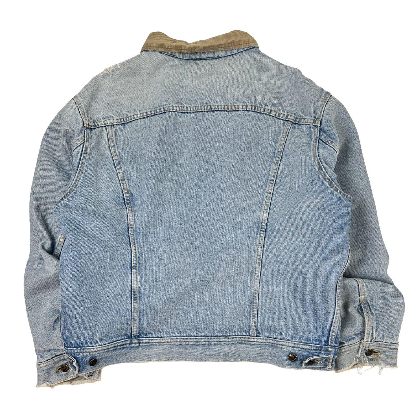 Vintage Lee Storm Rider Corduroy Collar Denim Jacket
