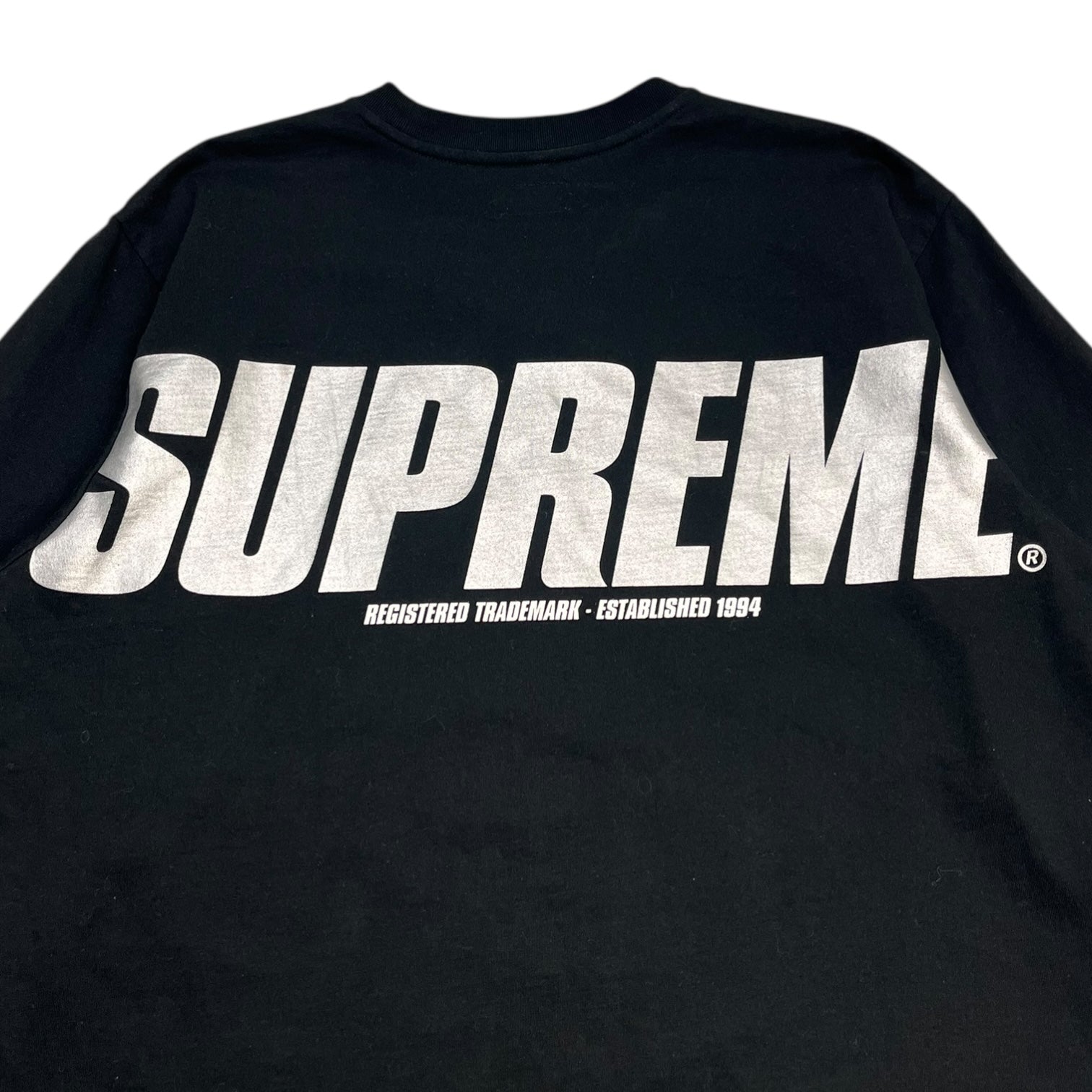 Supreme Trademark L/S Top Black