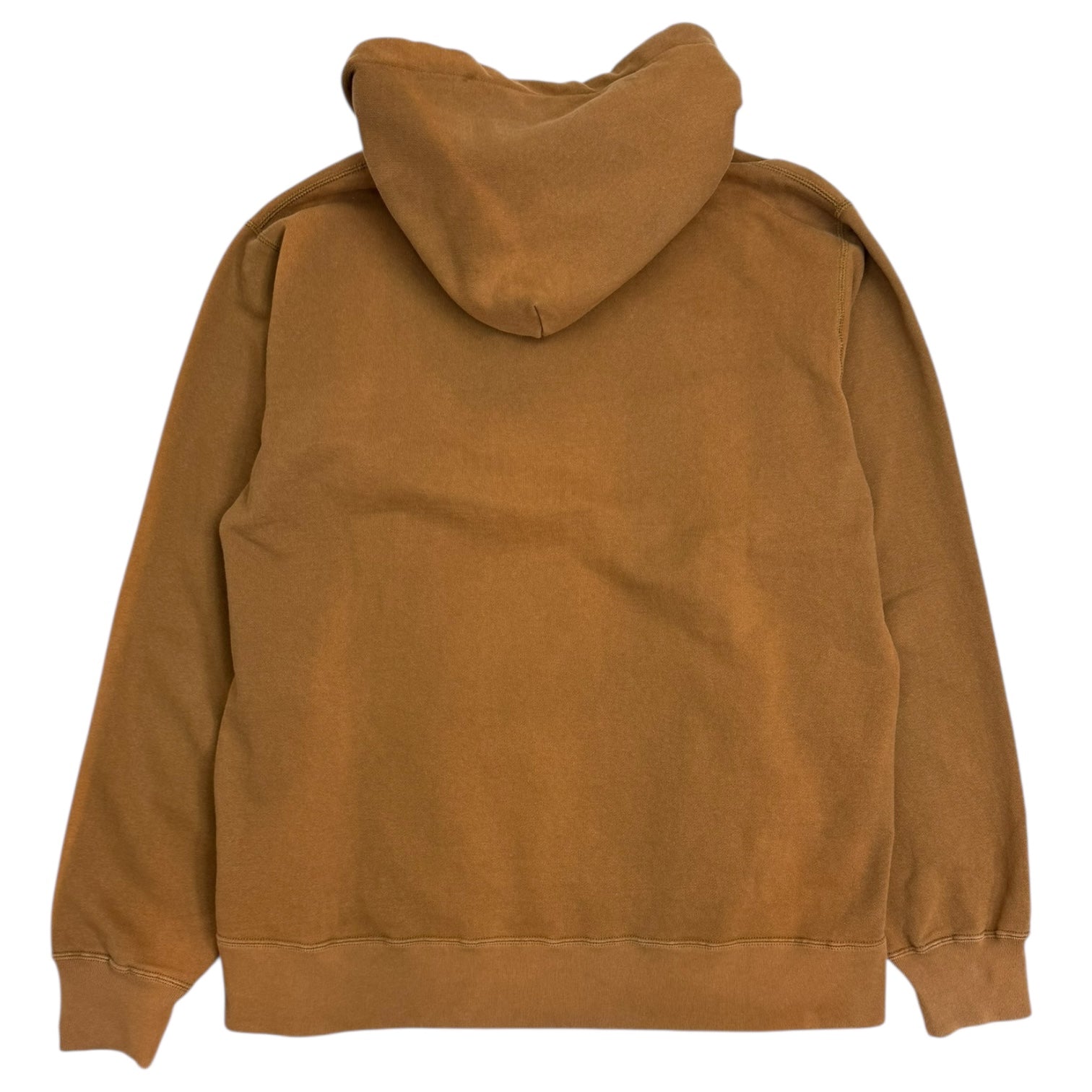 BAPE Spell Out Paint Splatter Hoodie Brown