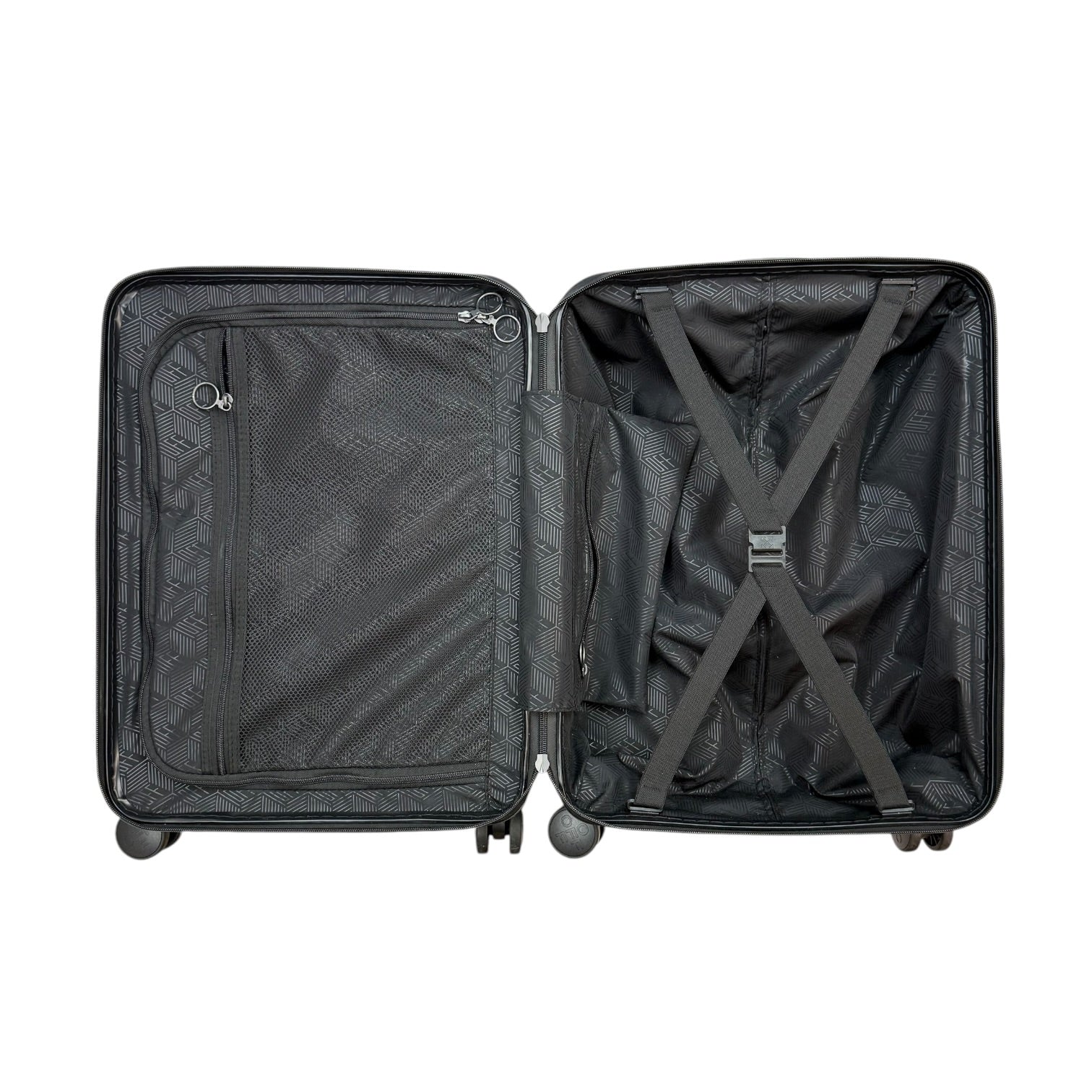 OFF-WHITE Arrow-Detail Trolley Suitcase Luggage Matte Black