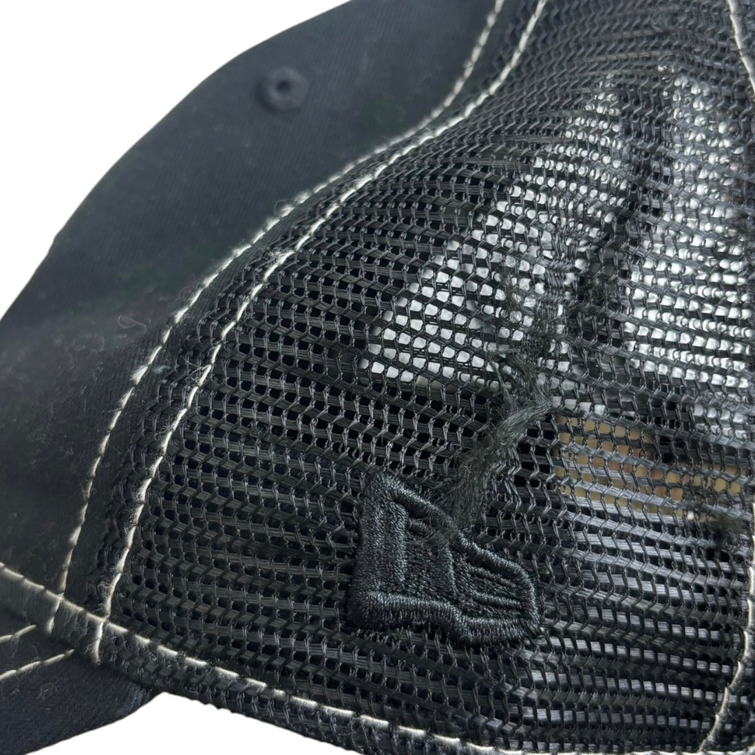 Stussy Basic Trucker StrapBack Hat Black