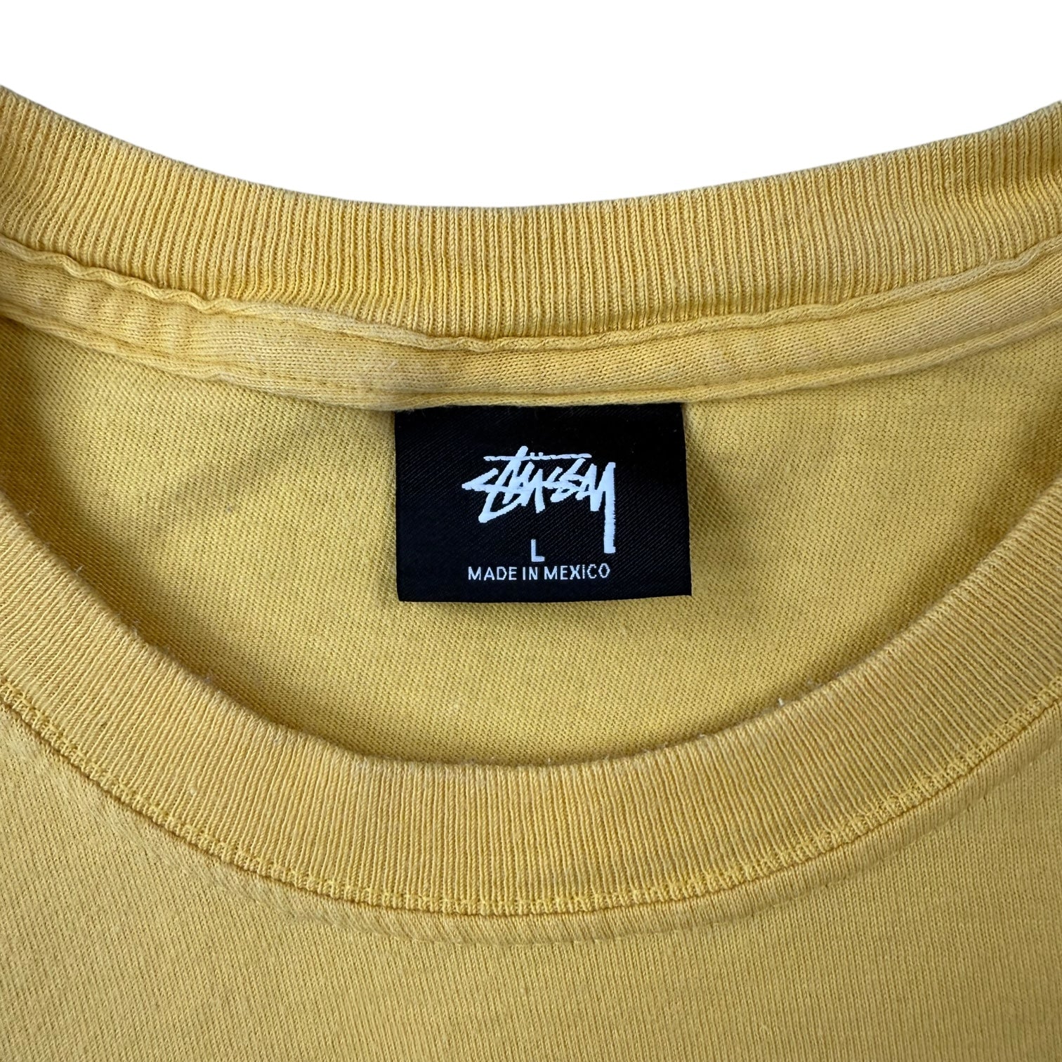 Stussy Barcode Tee Yellow