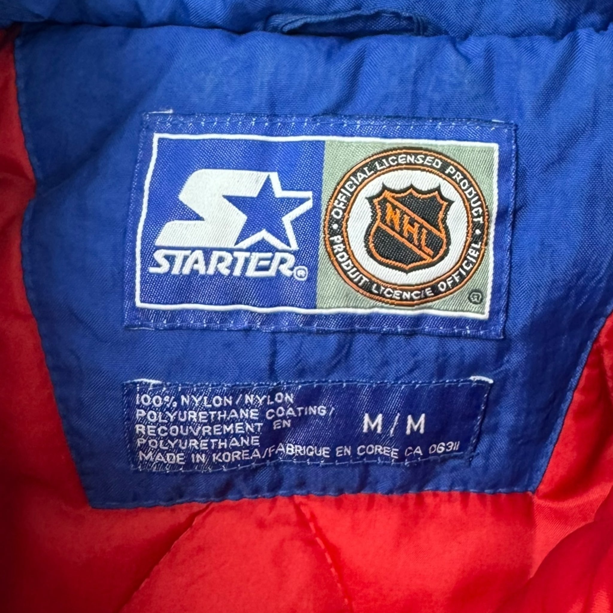 Vintage Montreal Canadiens Quarter Zip Starter Jacket