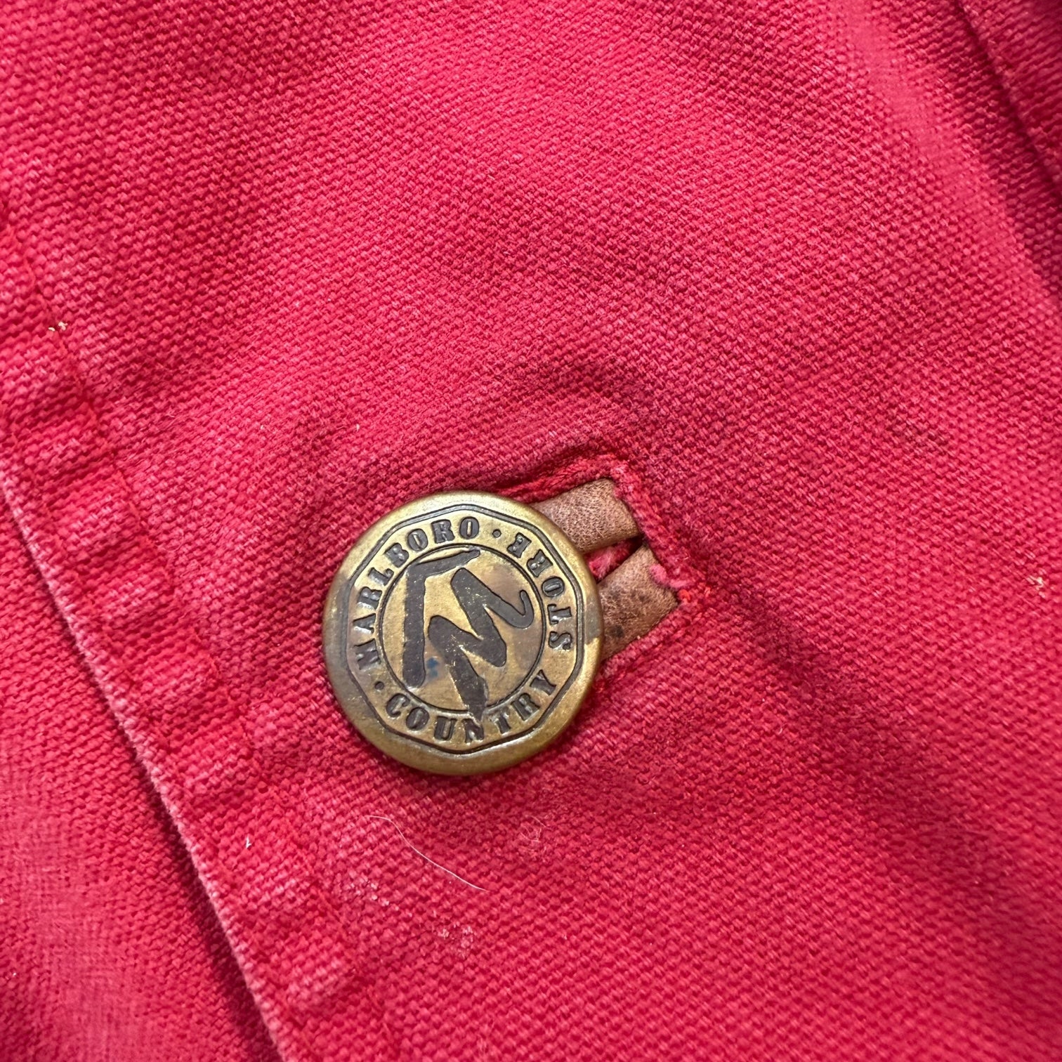 Vintage Marlboro Country Store Jacket Red