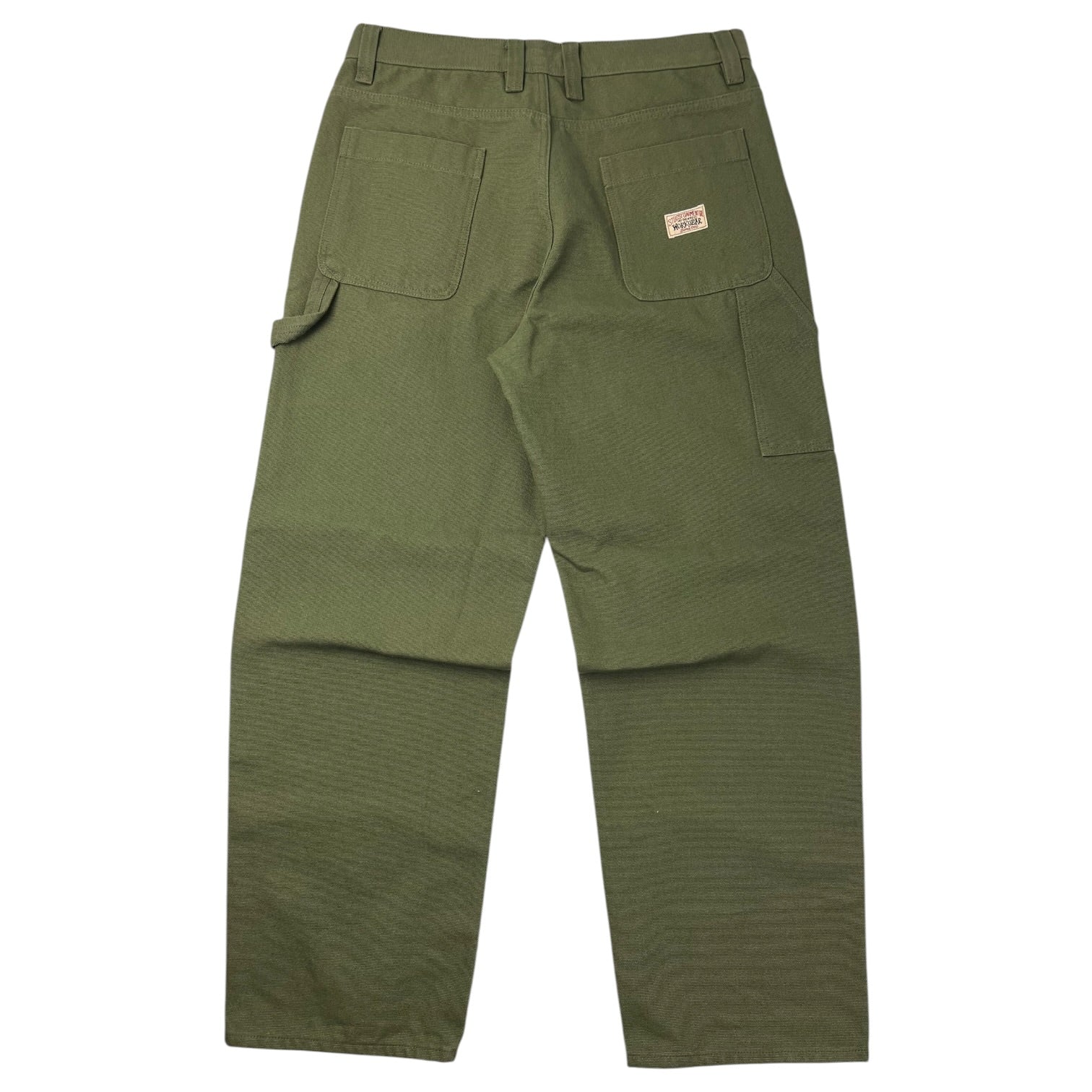 Stussy Workwear Carpenter Pants Olive Green