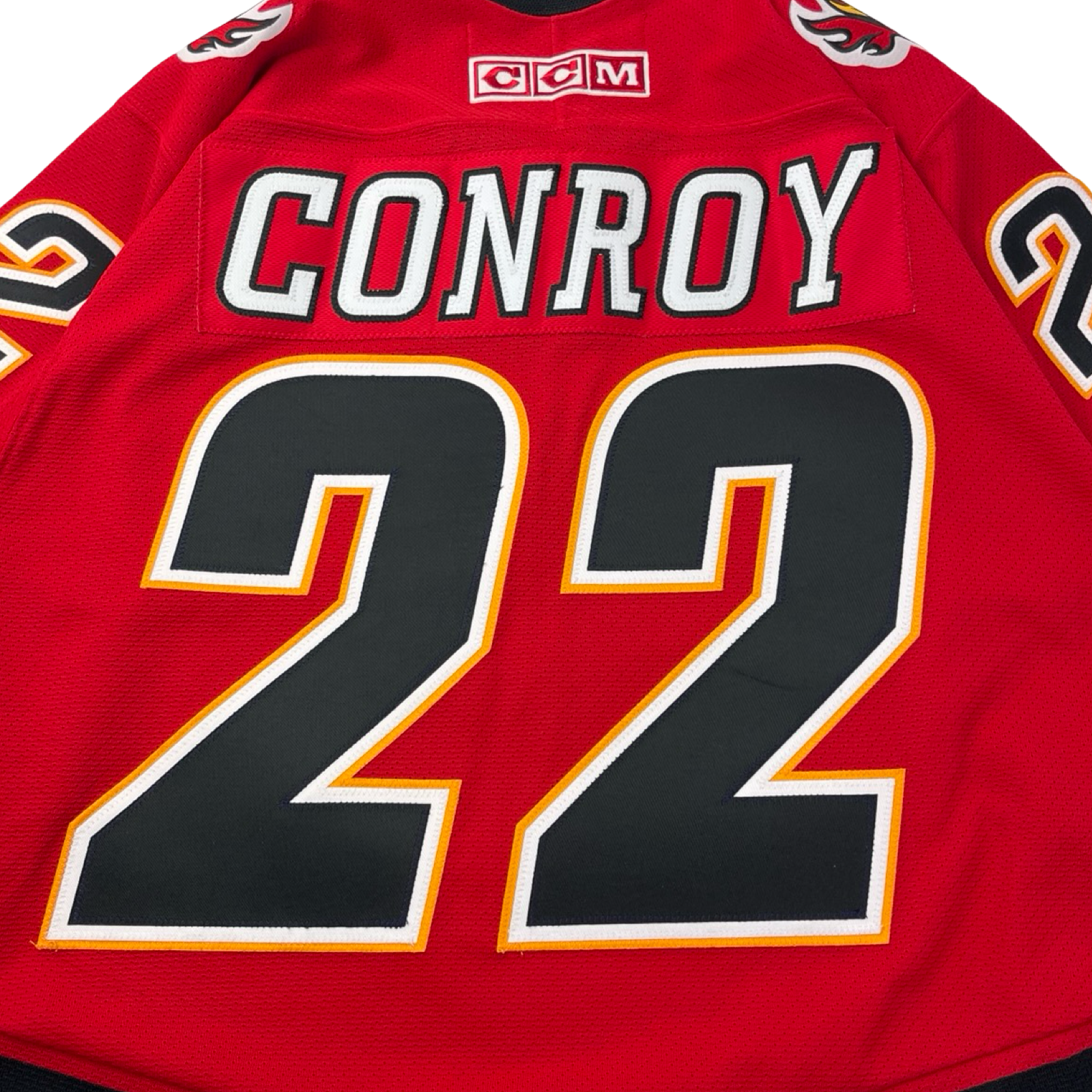 Vintage CCM Calgary Flames Craig Conroy NHL Home Jersey